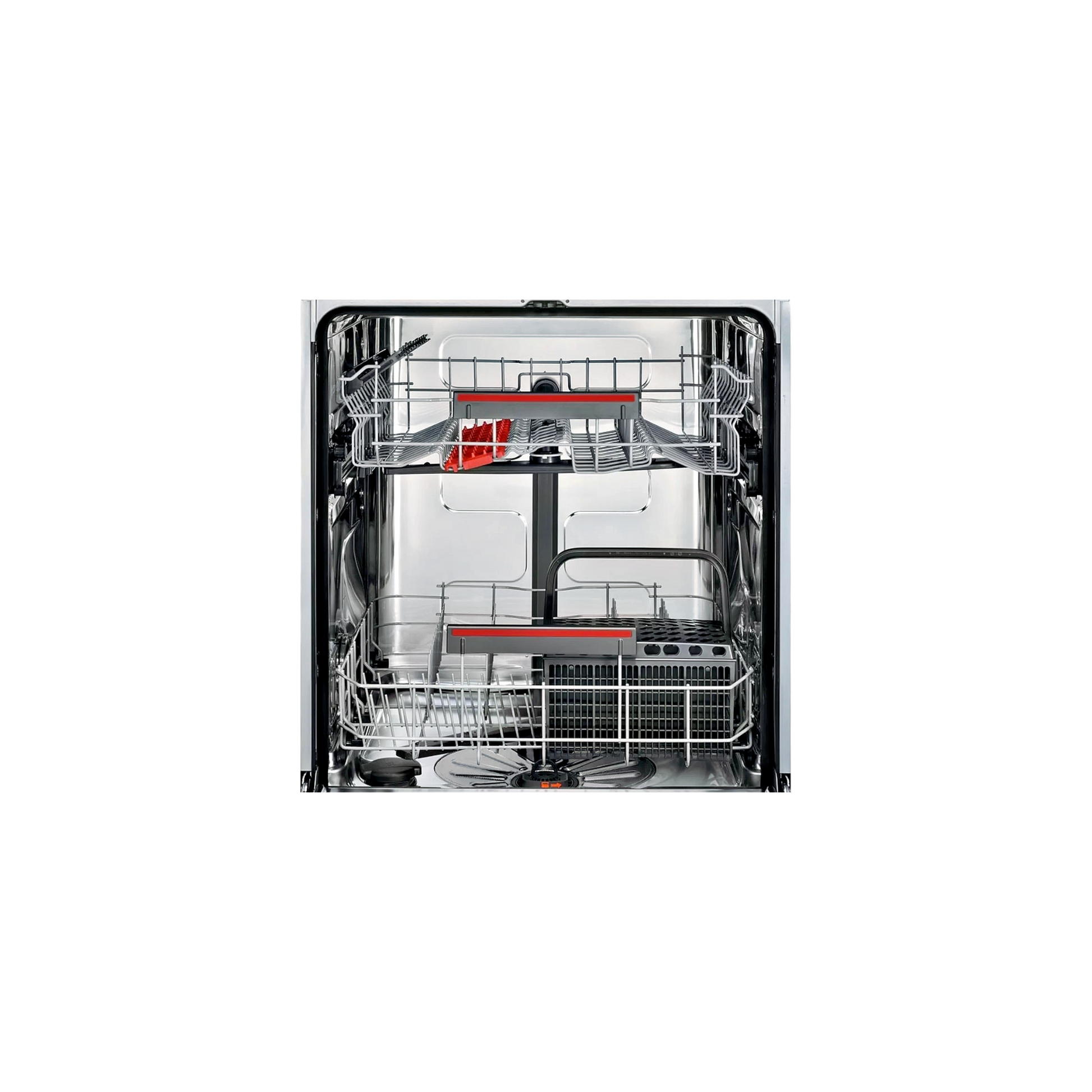 Lave-Vaisselle Encastrable 10 Cvts Reconditionné AEG FEB52620ZM : vue de l'intérieur