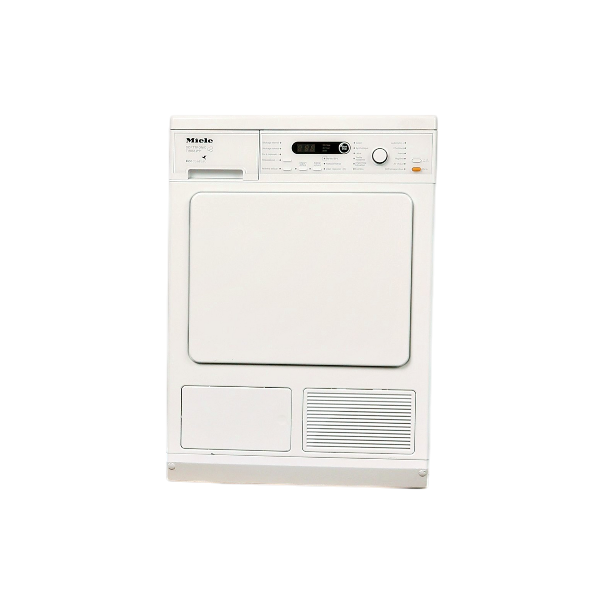 Seche-Linge Pompe À Chaleur 8 kg Reconditionné MIELE T 8866 WP : vue de face
