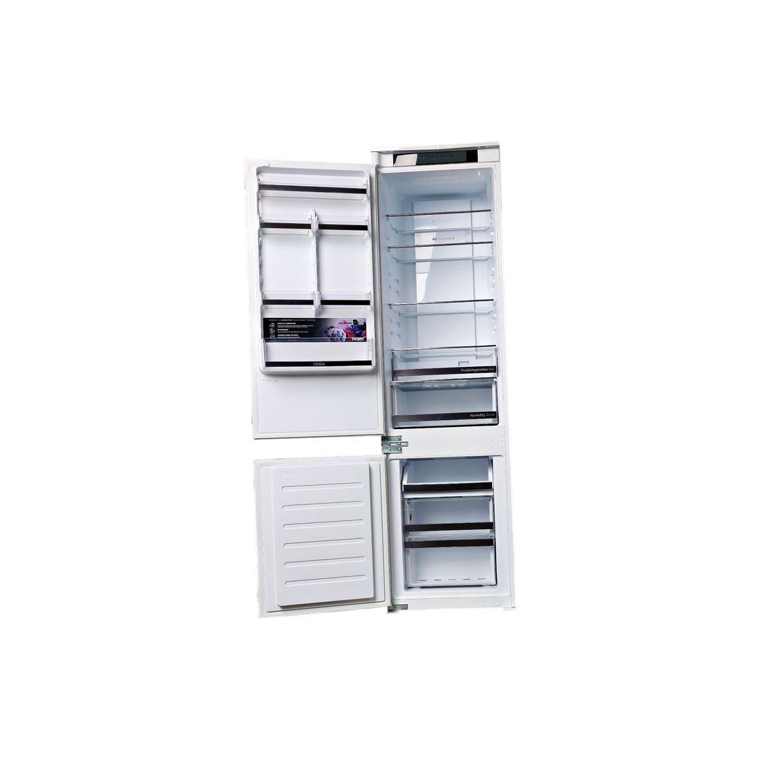 Réfrigérateur Encastrable 248 L Reconditionné HAIER HBW5519E : vue de l'intérieur