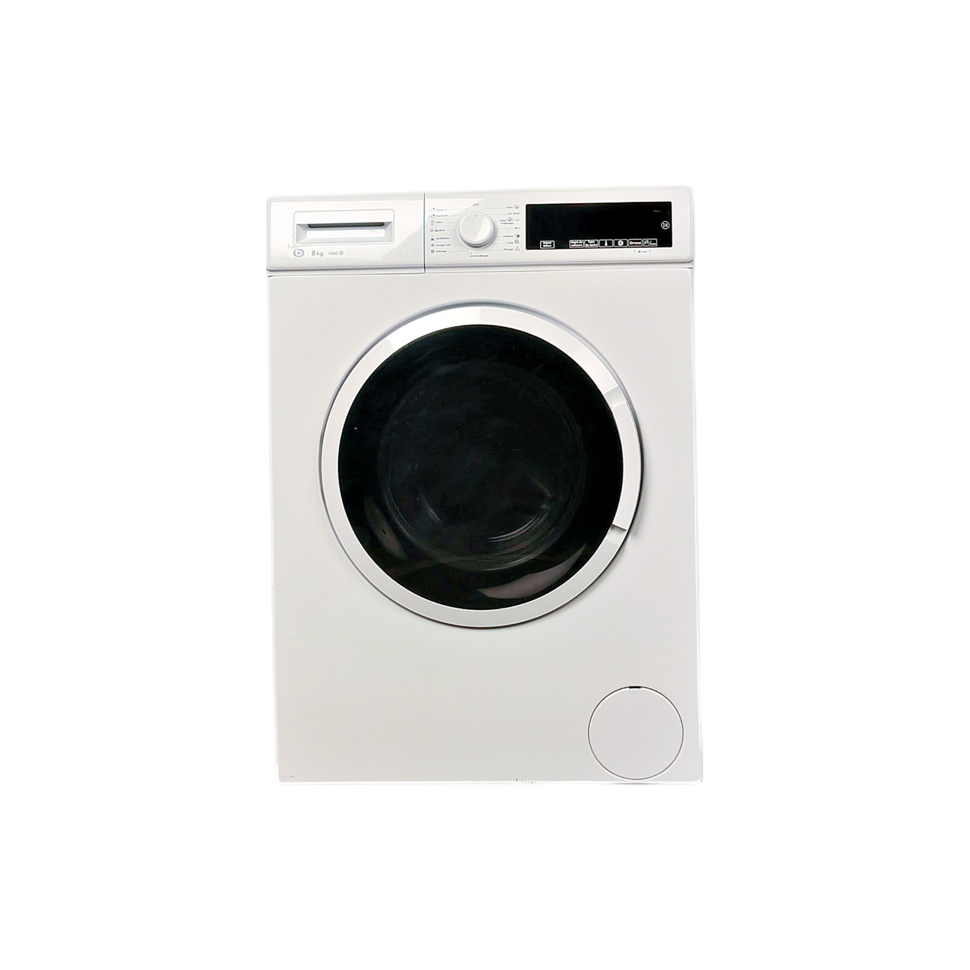 Lave-Linge Hublot 8 kg Reconditionné ESSENTIEL B ELF814-3B : vue de face