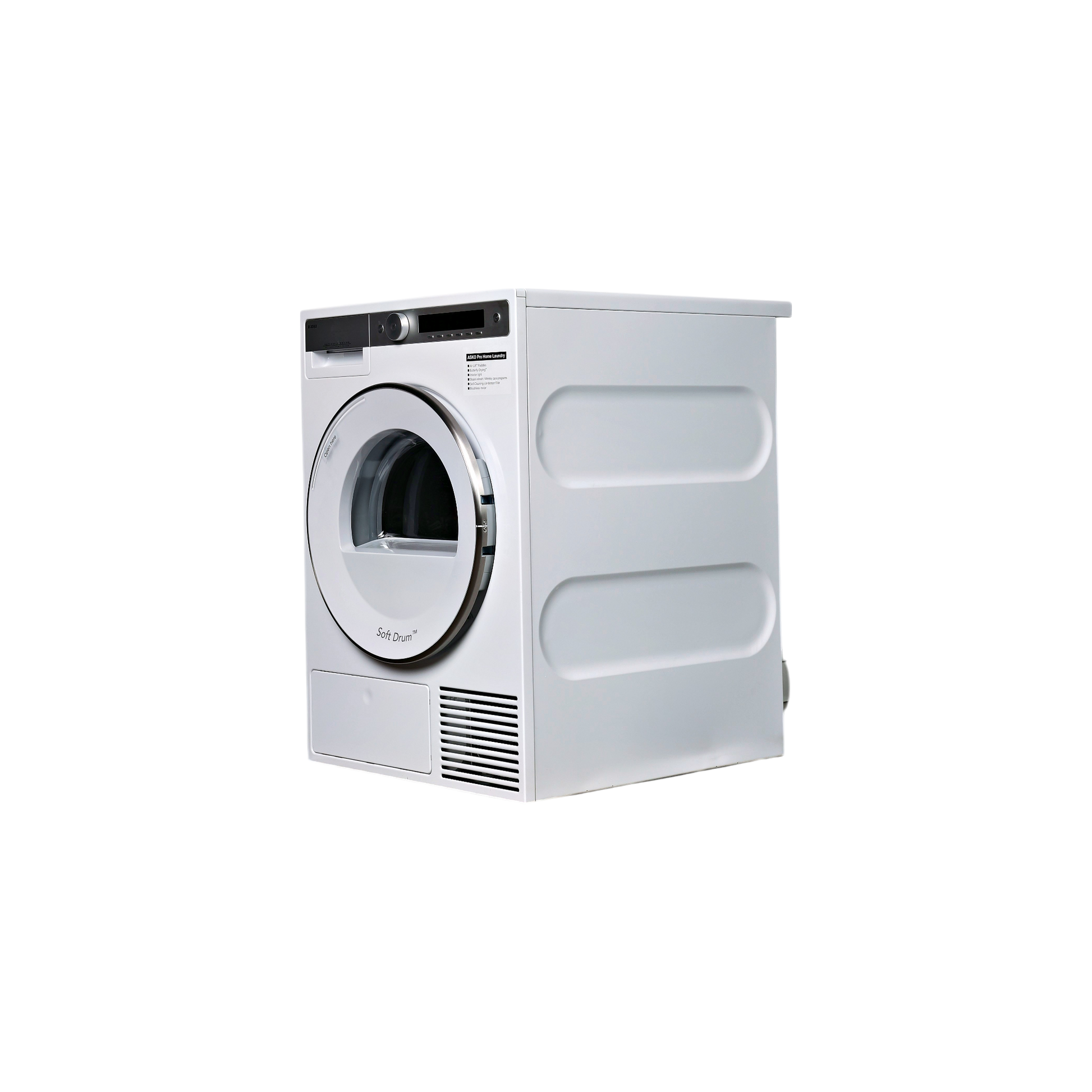 Seche-Linge Pompe À Chaleur 11 kg Reconditionné ASKO T611HX.W : vue du côté gauche