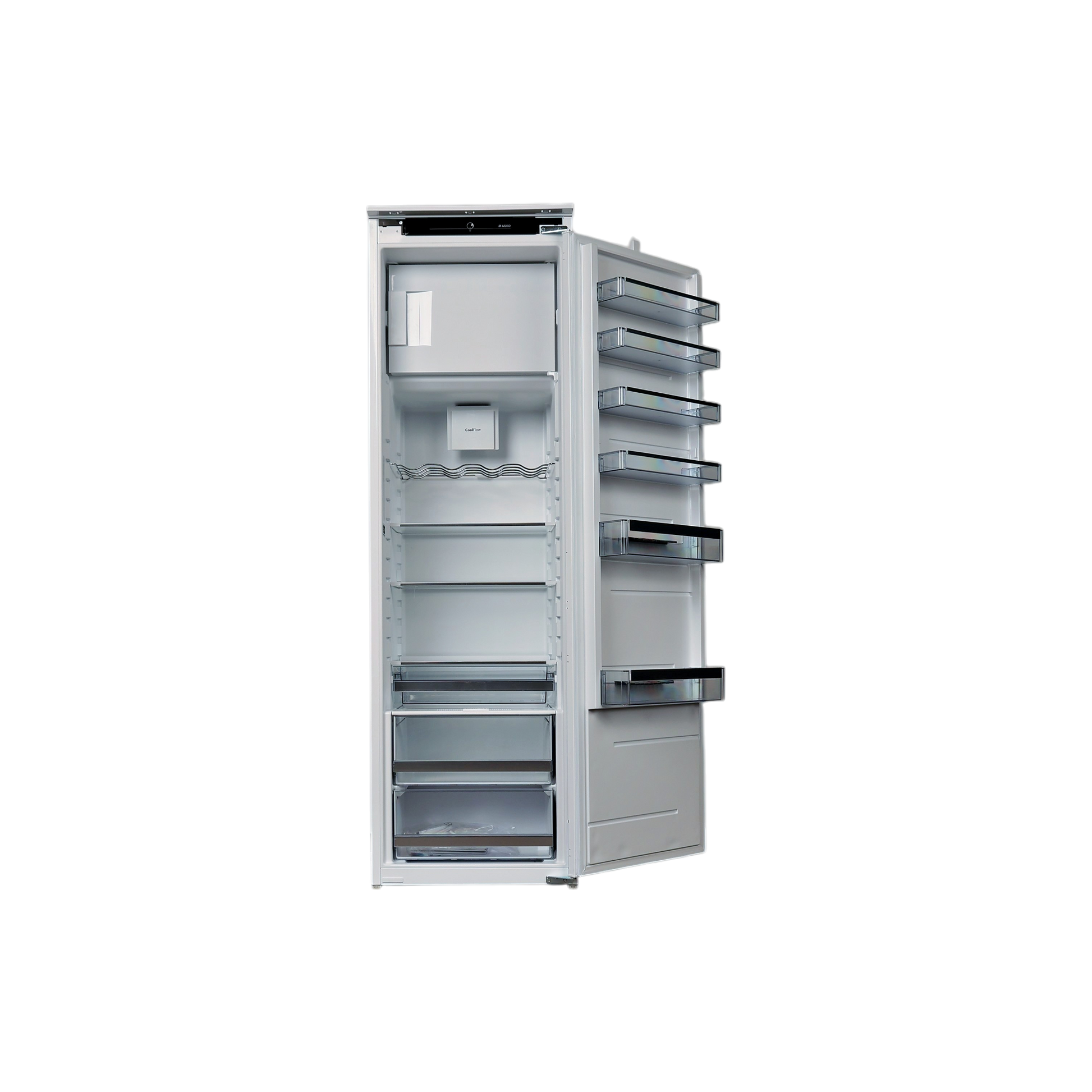 Réfrigérateur Encastrable 280 L Reconditionné ASKO RFB31831SEI : vue de l'intérieur