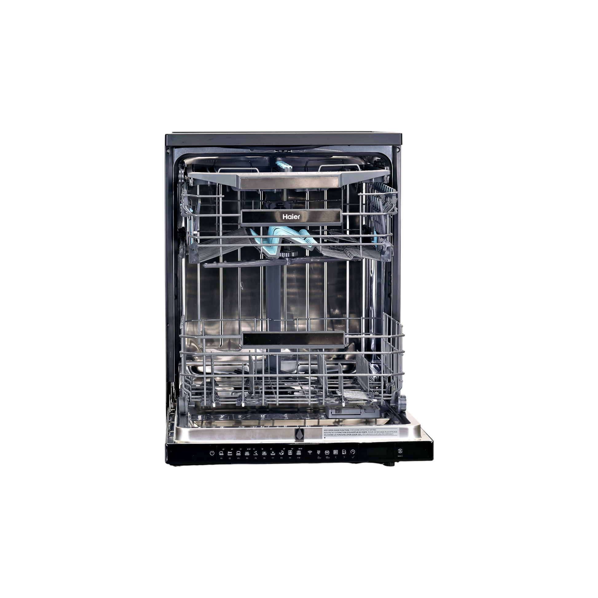 Lave-Vaisselle Pose Libre 14 Cvts Reconditionné HAIER XF 4A4M4PB : vue de l'intérieur