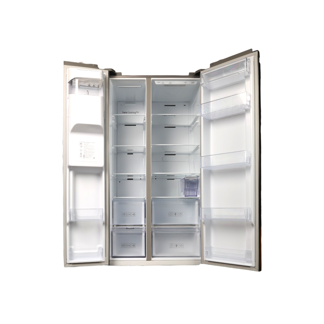 Réfrigérateur Américain 617 L Reconditionné SAMSUNG RS68N8320S9 : vue de l'intérieur