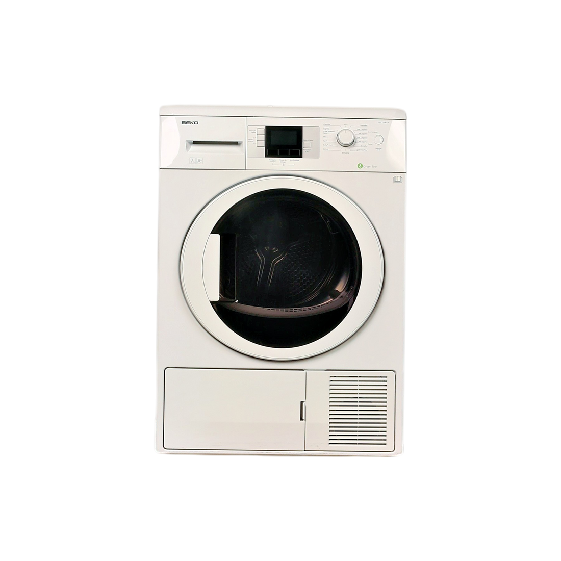 Seche-Linge Pompe À Chaleur 7 kg Reconditionné BEKO DPU7304GX : vue de face