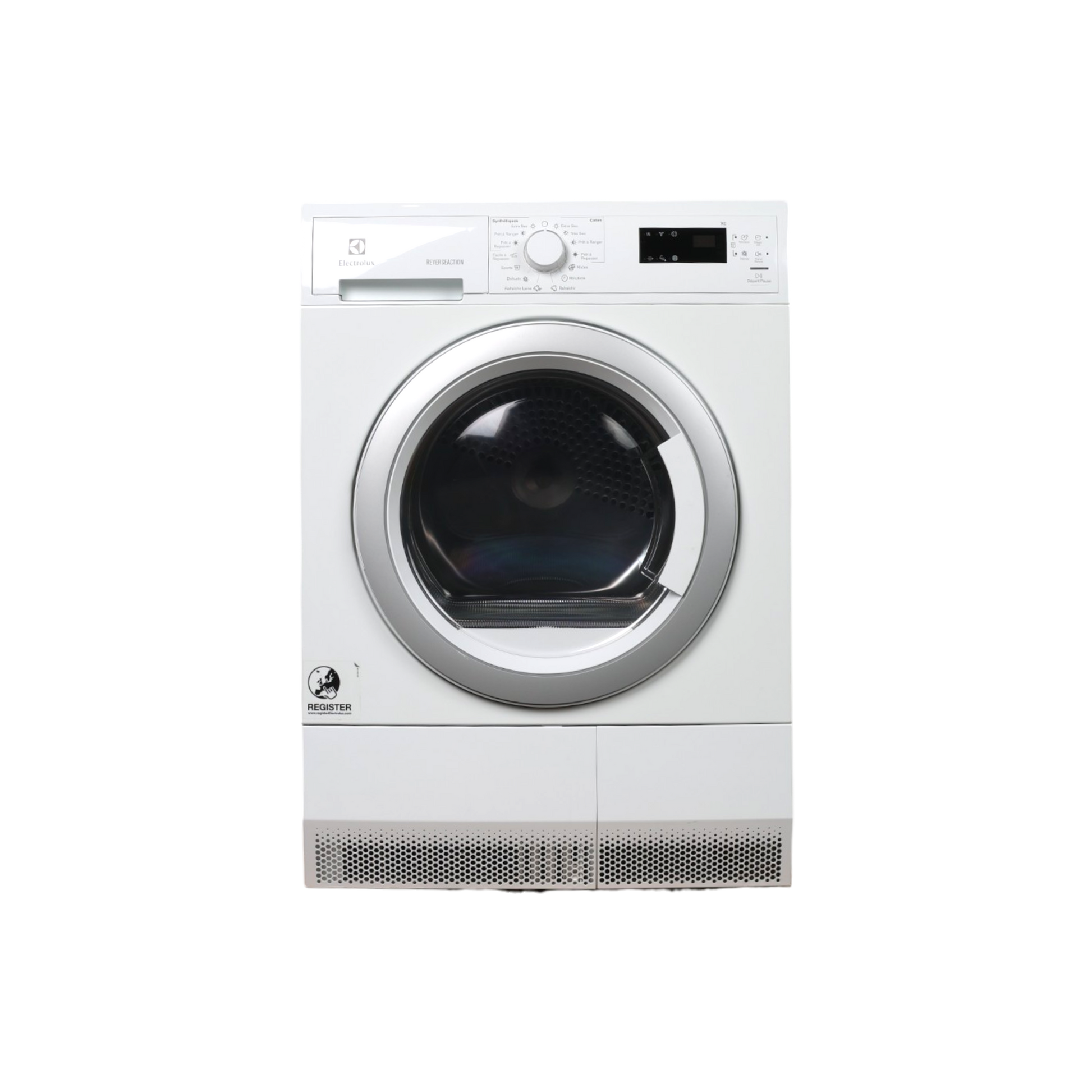 Seche-Linge Condensation 7 kg Reconditionné ELECTROLUX EDP2075GDW : vue de face
