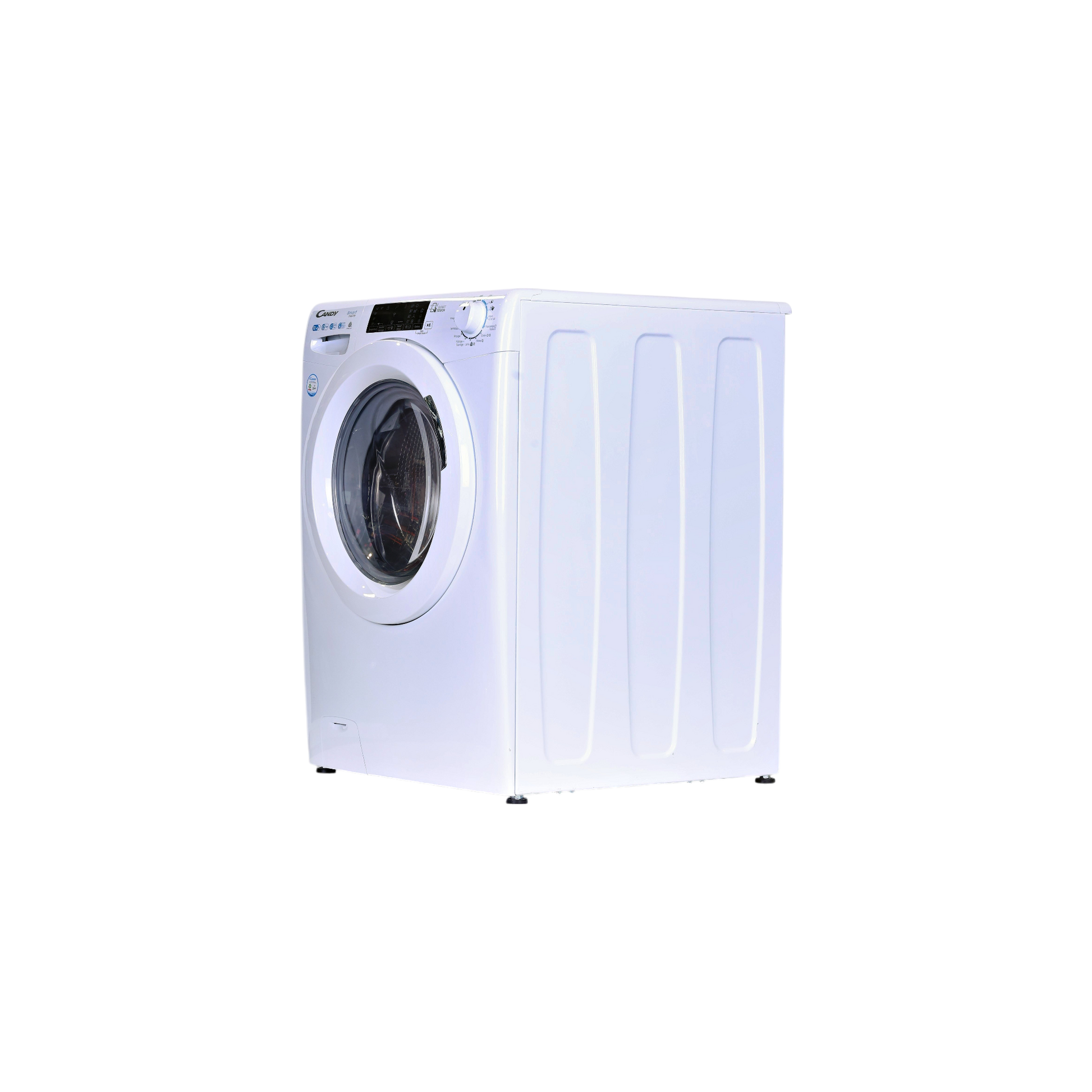 Lave-Linge Sechant 12 kg Reconditionné CANDY CSWS4128TWME : vue du côté gauche