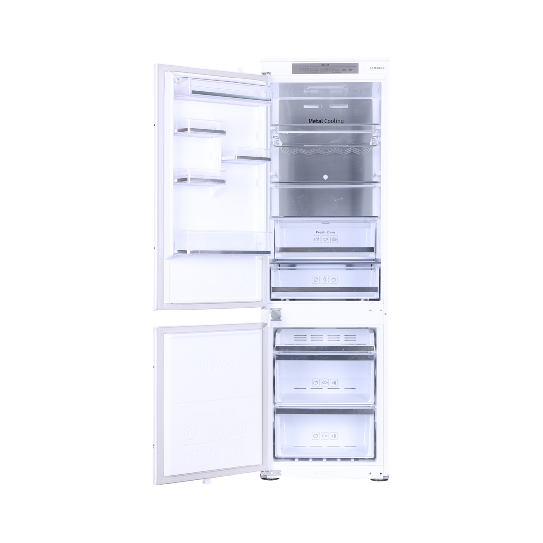 Réfrigérateur Encastrable 266 L Reconditionné SAMSUNG BRB260035WW : vue de l'intérieur