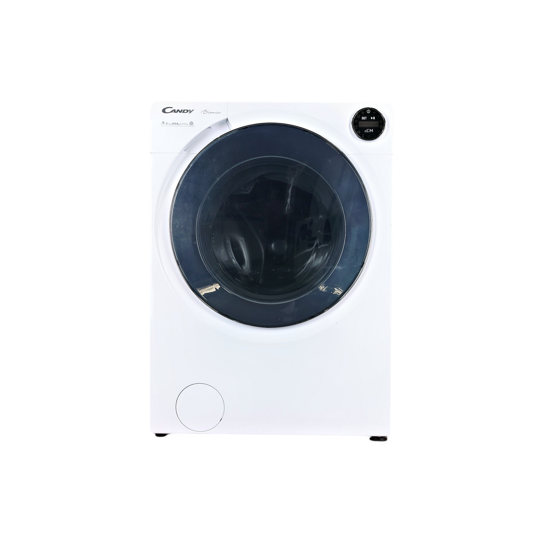Lave-Linge Sechant 9 kg Reconditionné CANDY BWD596PH3/5-S : vue de face