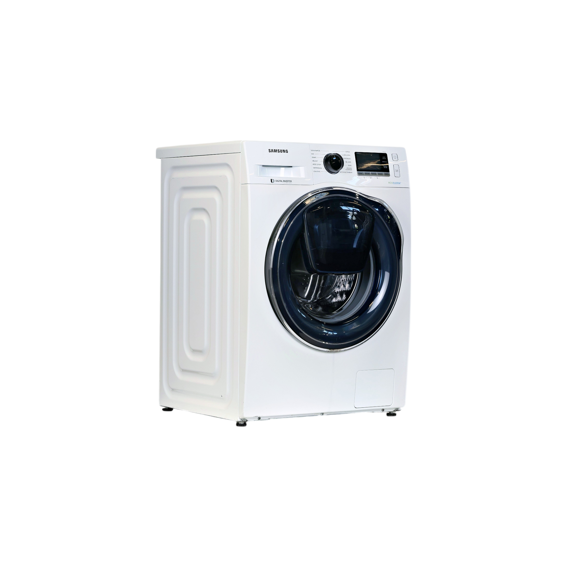 Lave-Linge Hublot 9 kg Reconditionné SAMSUNG WW90K6414QW : vue du côté droit