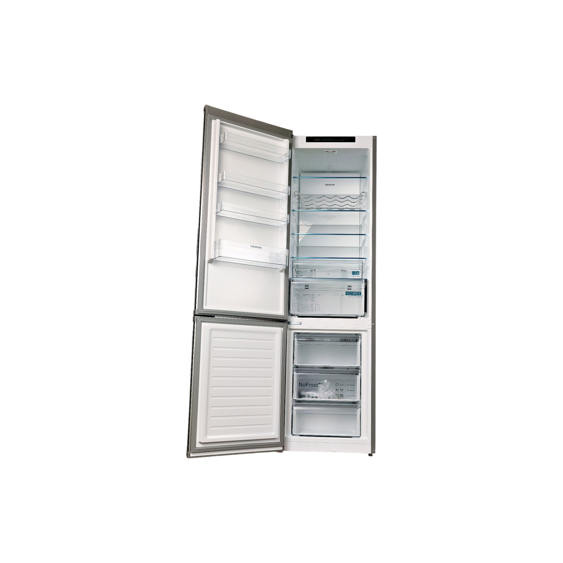 Réfrigérateur Avec Congélateur 363 L Reconditionné SIEMENS KG39N2IDF : vue de l'intérieur