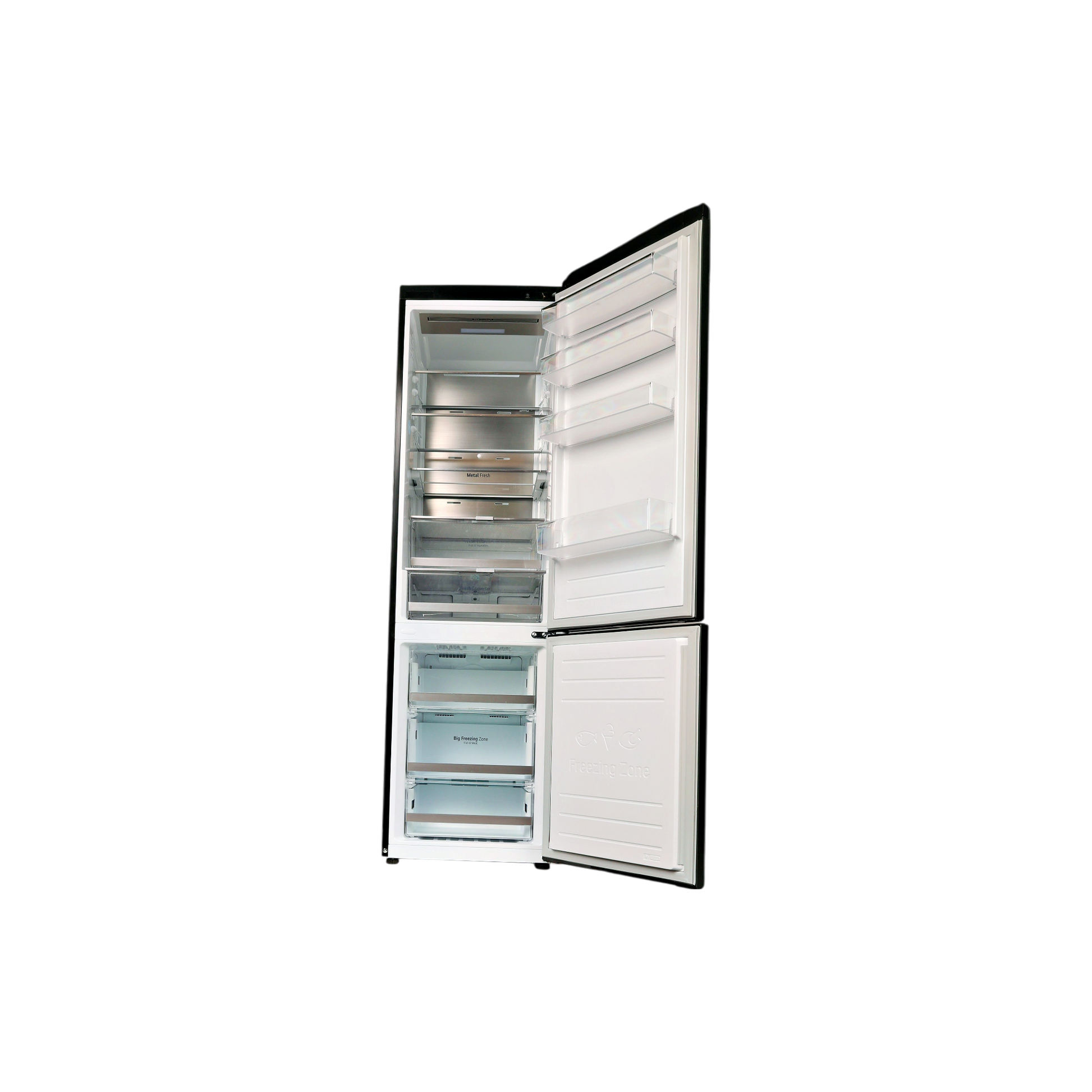 Réfrigérateur Avec Congélateur 384 L Reconditionné LG GBB92MCABP : vue de l'intérieur