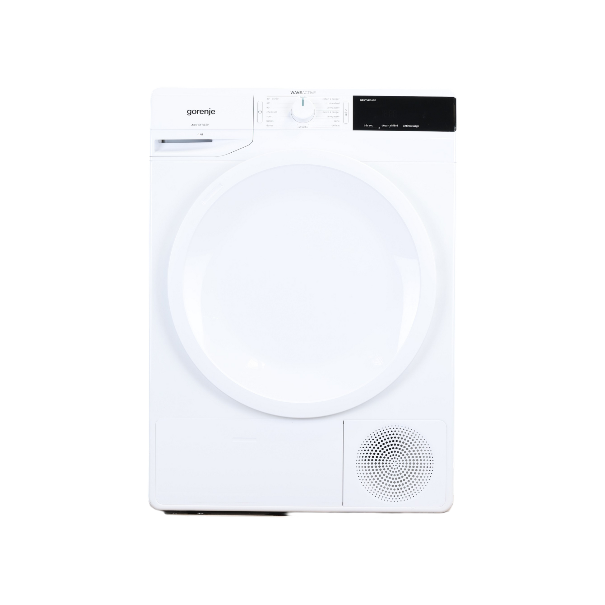 Seche-Linge Condensation 8 kg Reconditionné GORENJE DE8B : vue de face