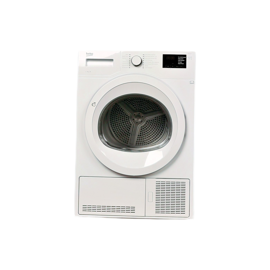 Seche-Linge Condensation 7 kg Reconditionné BEKO BDB7135W : vue de face