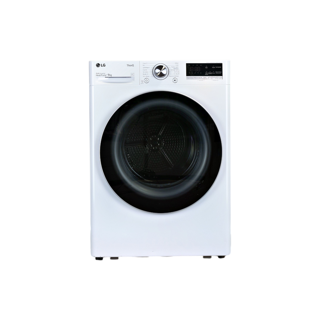 Seche-Linge Pompe À Chaleur 9 kg Reconditionné LG RH9V71WH : vue de face