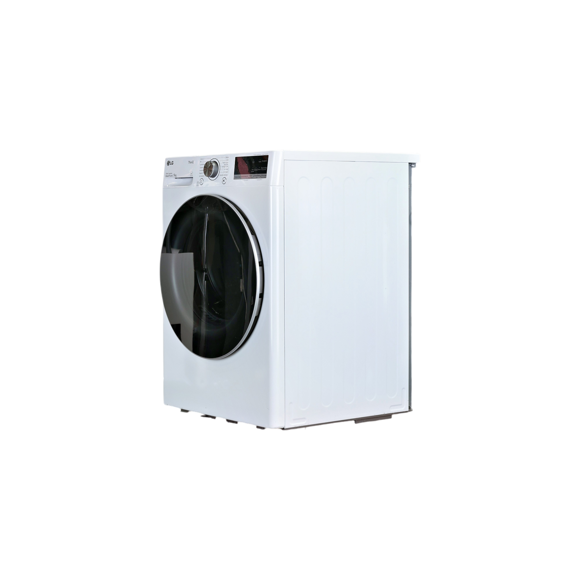 Seche-Linge Pompe À Chaleur 9 kg Reconditionné LG RH9V71WH : vue du côté gauche