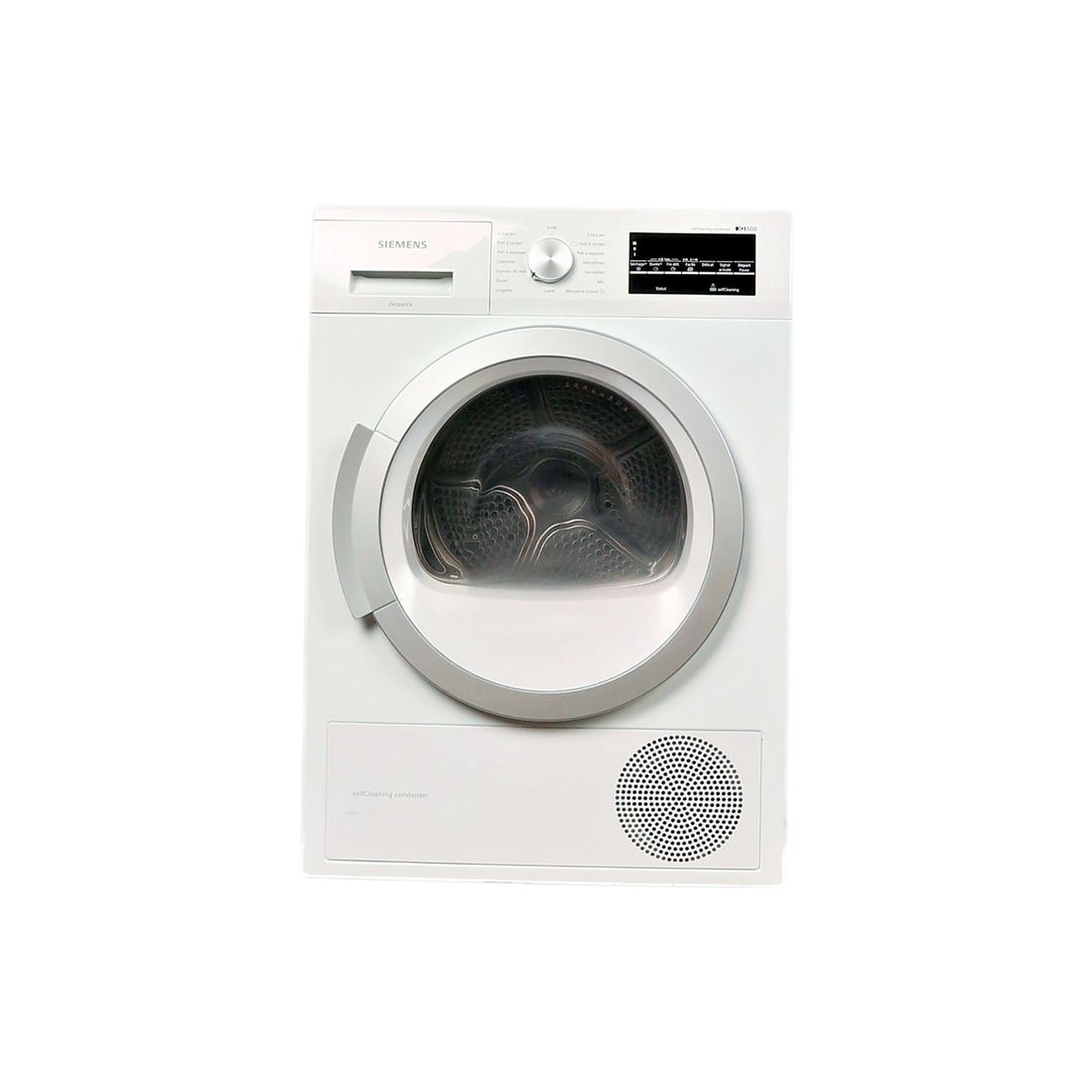 Seche-Linge Pompe À Chaleur 8 kg Reconditionné SIEMENS WT47W460FF : vue de face