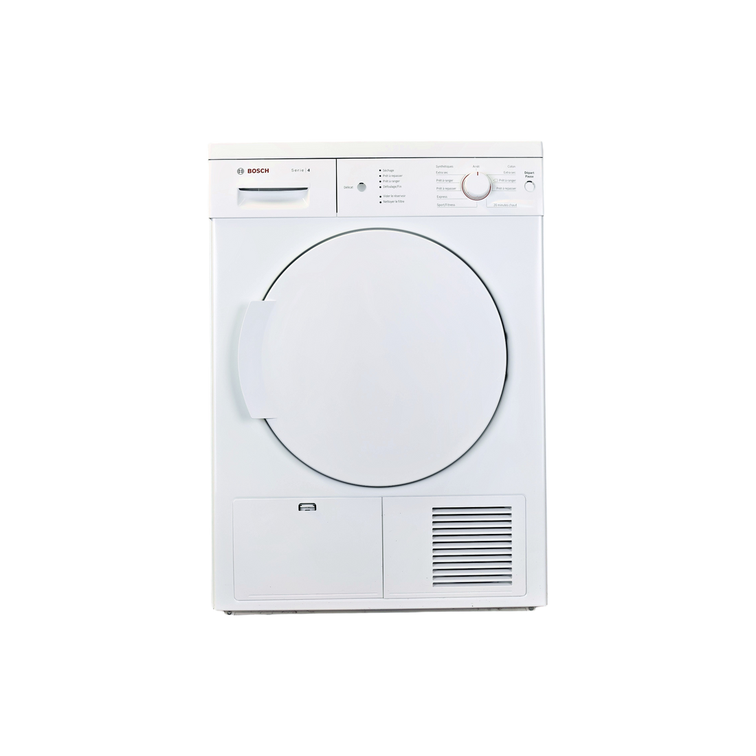 Seche-Linge Condensation 7 kg Reconditionné BOSCH WTE84104FF : vue de face