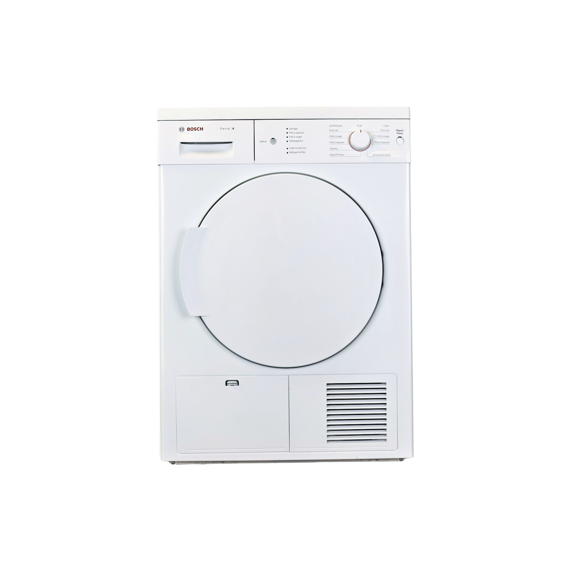 Seche-Linge Condensation 7 kg Reconditionné BOSCH WTE84104FF : vue de face