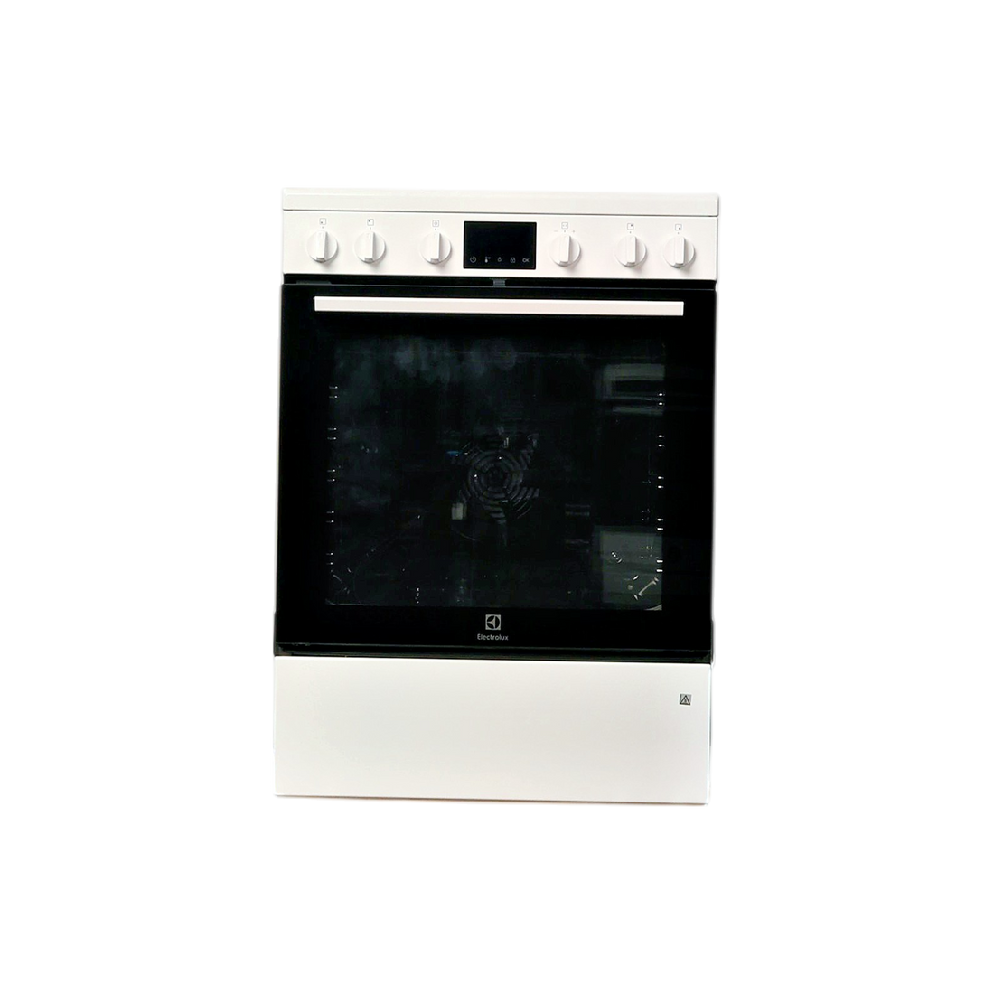 Cuisinière Vitrocéramique 73 L Reconditionné ELECTROLUX LKR64890AW : vue de face