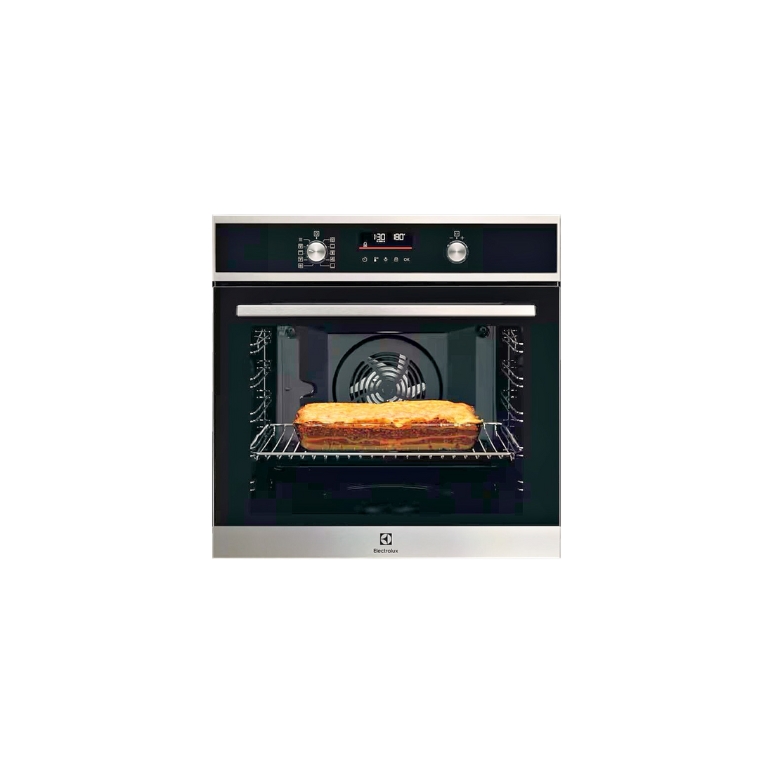 Four Chaleur Tournante 72 L Reconditionné ELECTROLUX EOF6P66X : vue de face