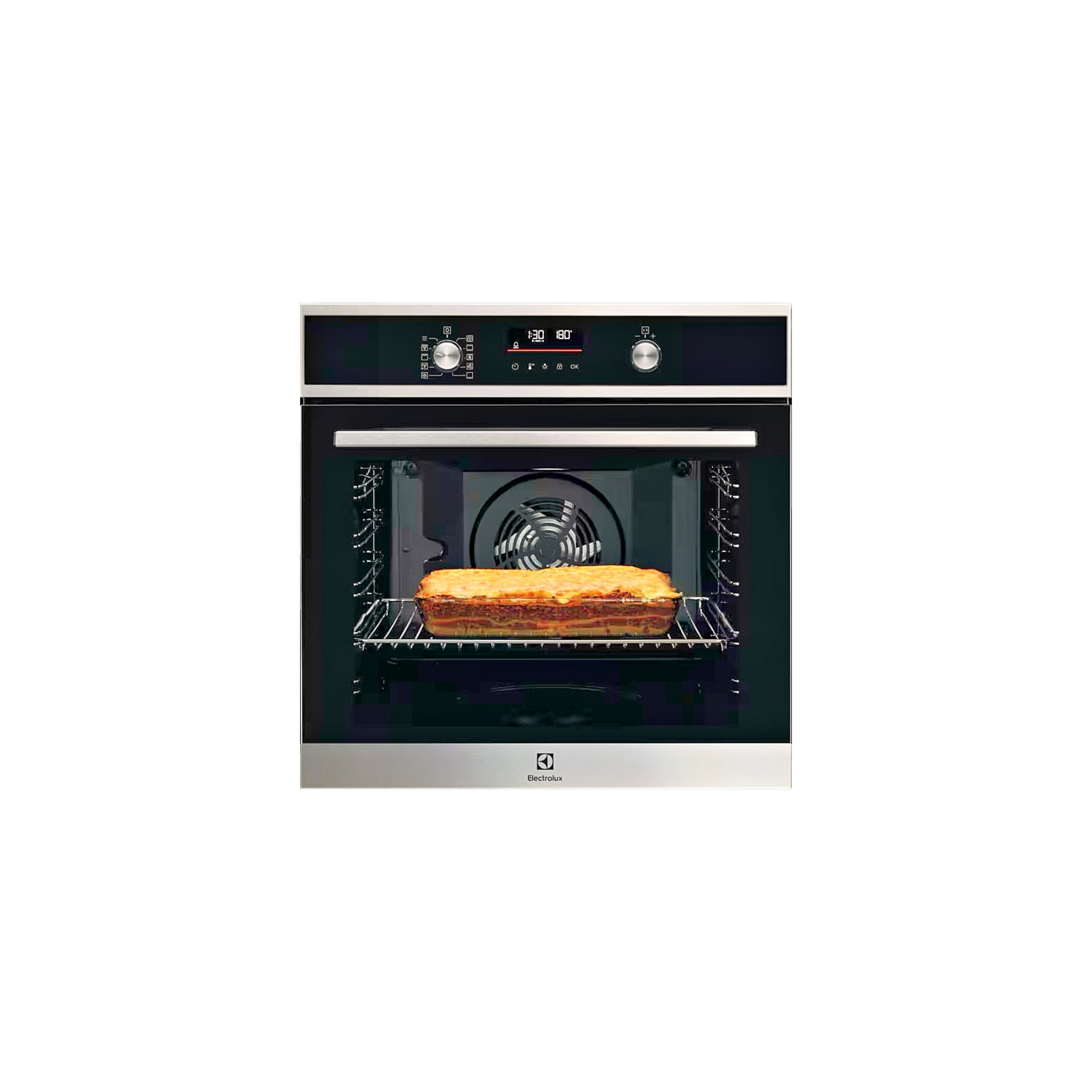 Four Chaleur Tournante 72 L Reconditionné ELECTROLUX EOF6P66X : vue de face