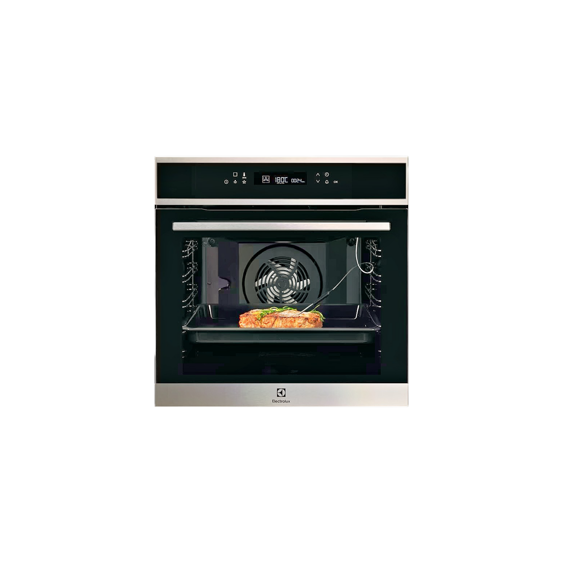 Four Chaleur Tournante 72 L Reconditionné ELECTROLUX EOE7P11X : vue de face