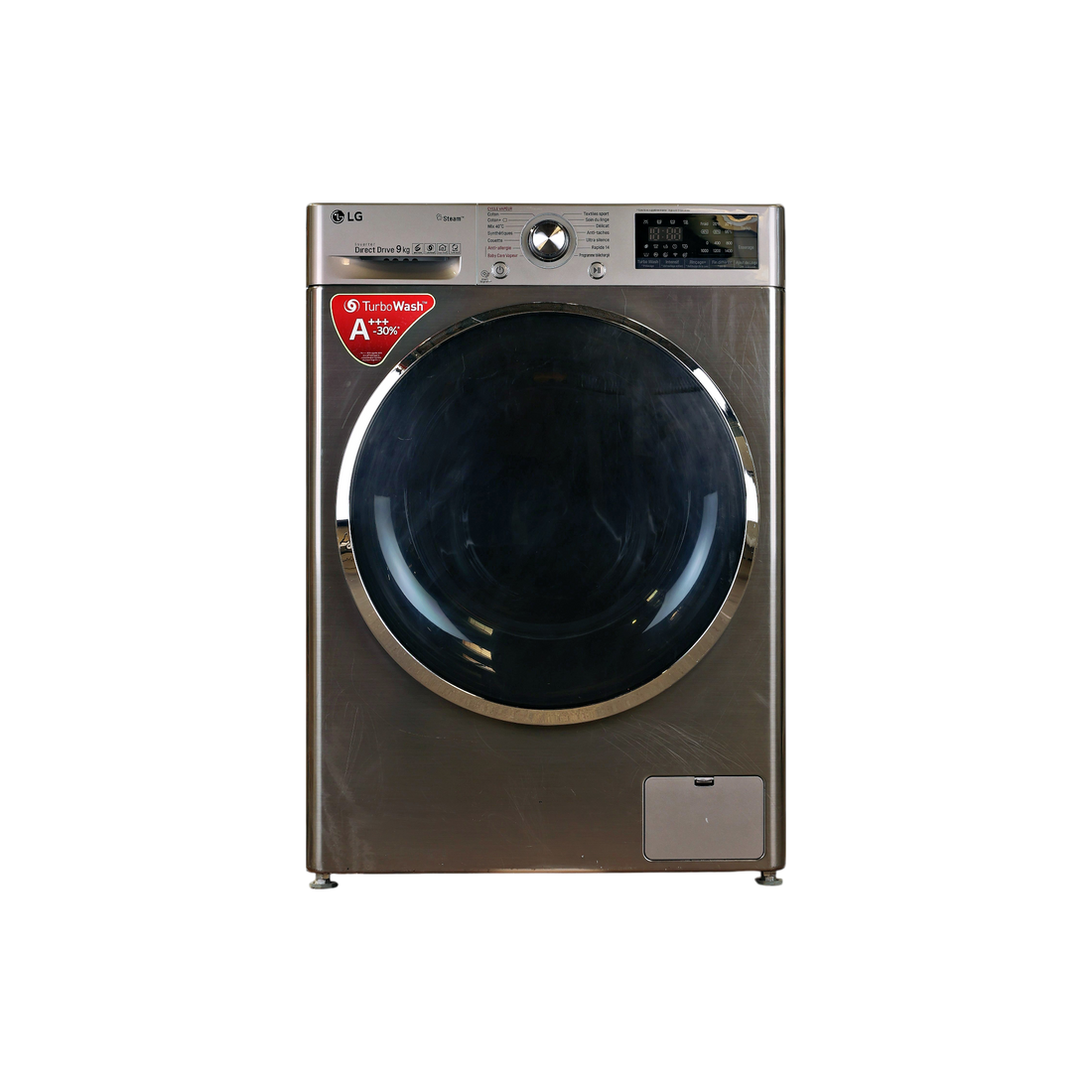 Lave-Linge Hublot 9 kg Reconditionné LG F94J72STST : vue de face