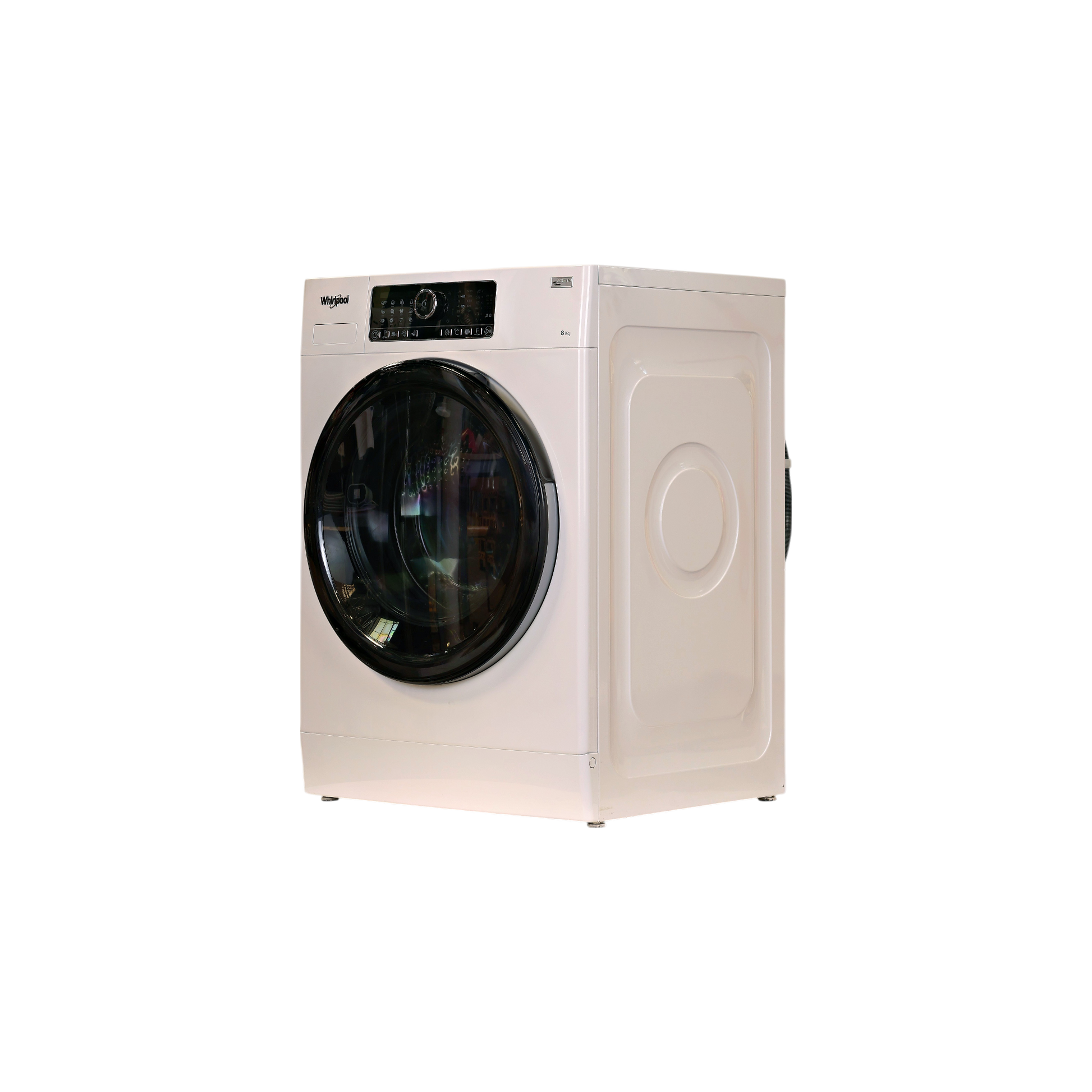 Lave-Linge Hublot 8 kg Reconditionné WHIRLPOOL FSCR80430 : vue du côté gauche