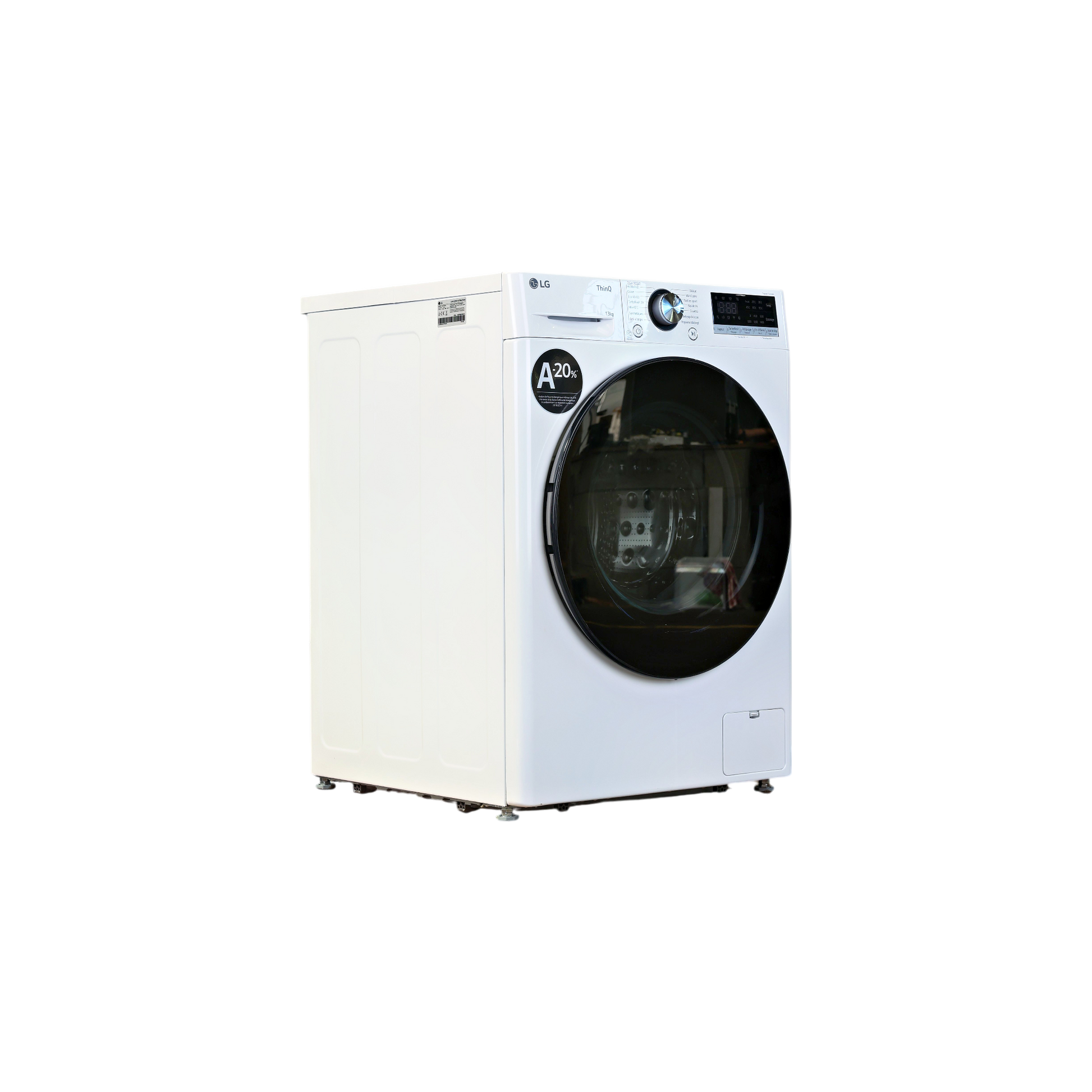 Lave-Linge Hublot 13 kg Reconditionné LG F34R76WHST : vue du côté droit