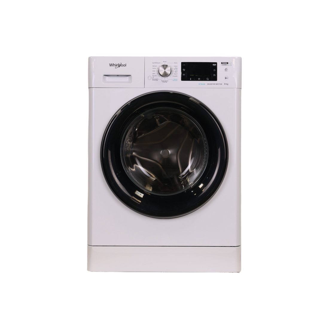 Lave-Linge Hublot 8 kg Reconditionné WHIRLPOOL FFD8458BVFR : vue de face