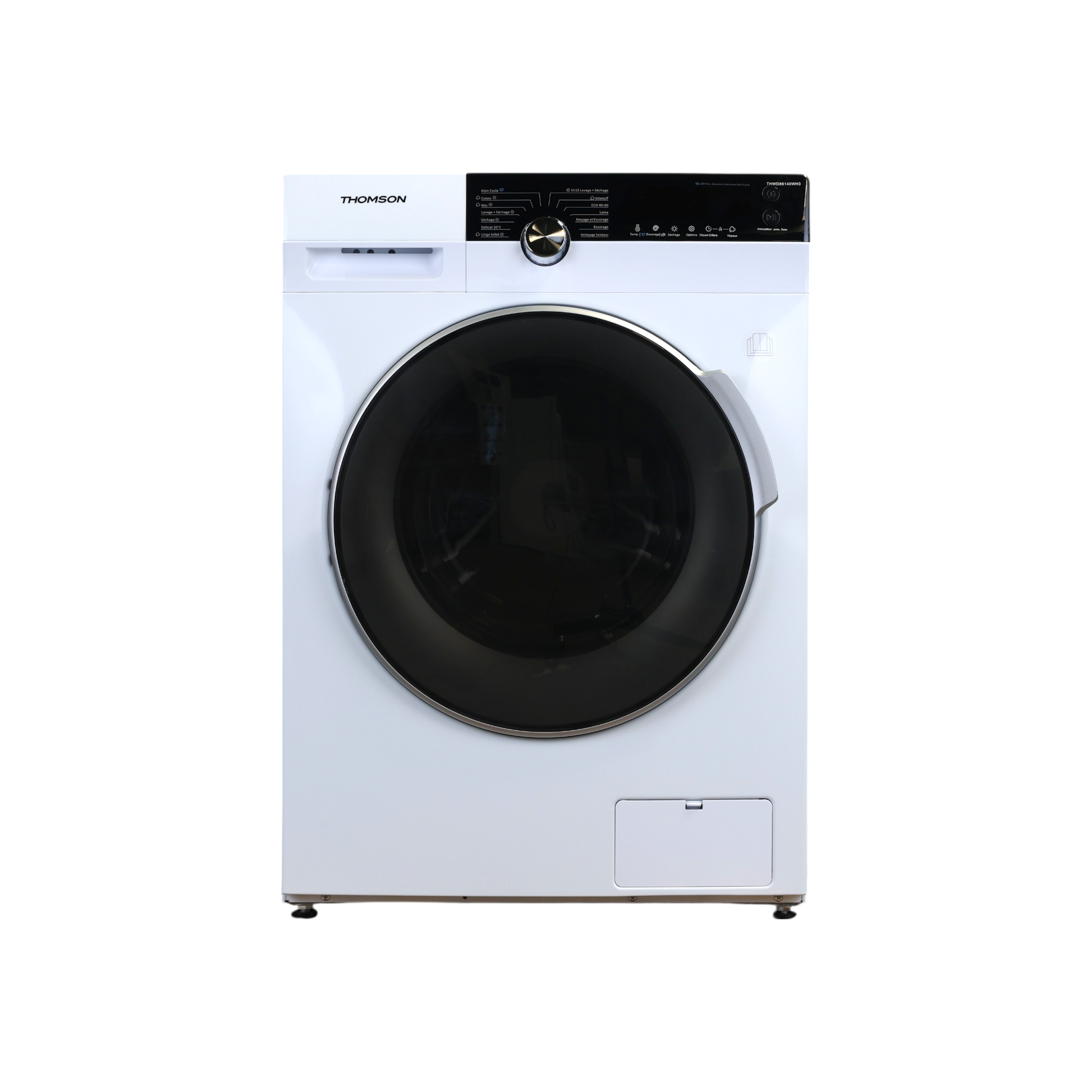 Lave-Linge Sechant 8 kg Reconditionné THOMSON THWD86140WH3 : vue de face