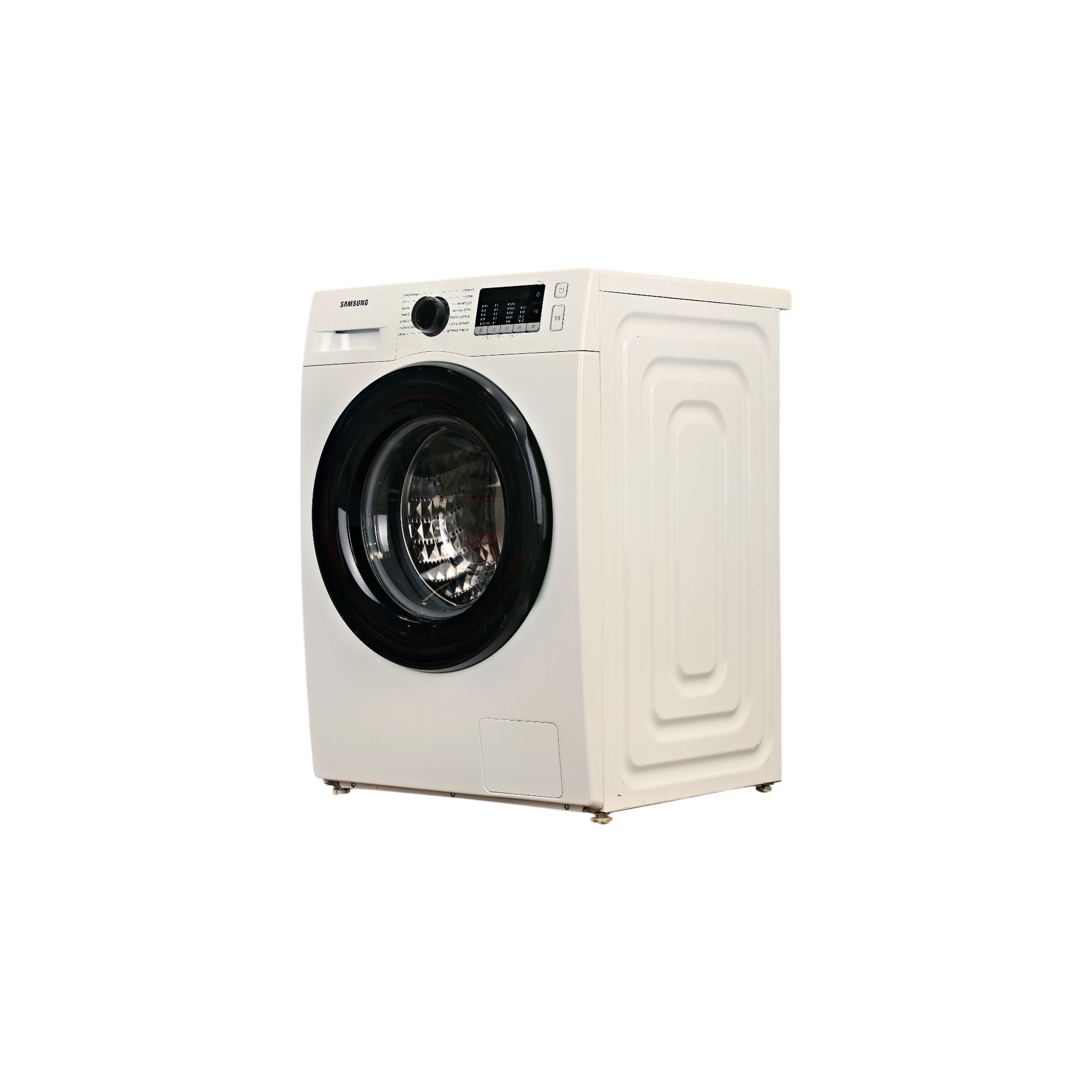 Lave-Linge Hublot 9 kg Reconditionné SAMSUNG WW90TA026AE : vue du côté gauche
