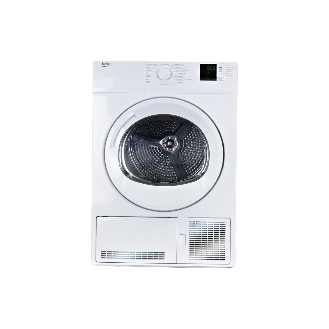 Seche-Linge Condensation 8 kg Reconditionné BEKO DCB816W : vue de face