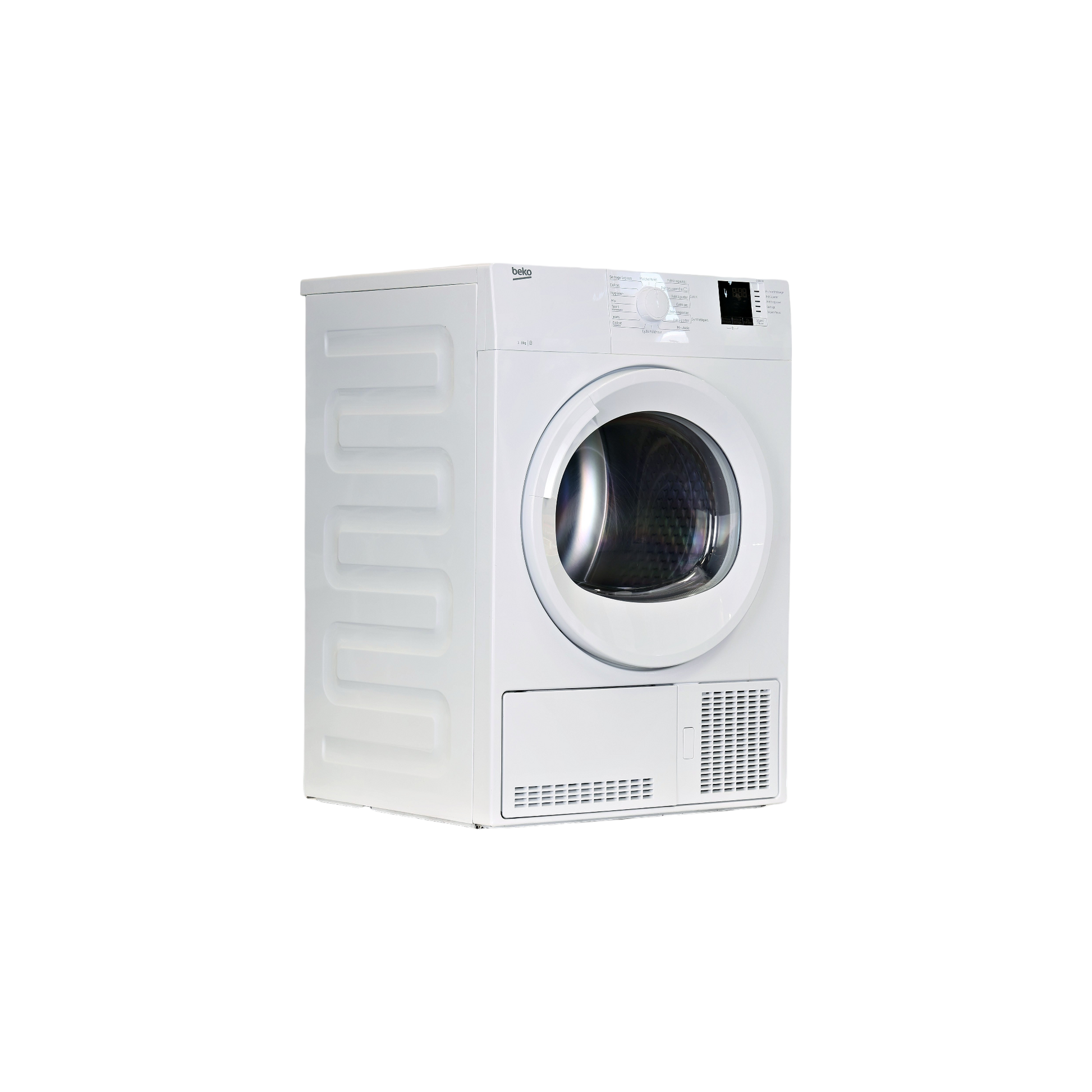 Seche-Linge Condensation 8 kg Reconditionné BEKO DCB816W : vue du côté droit