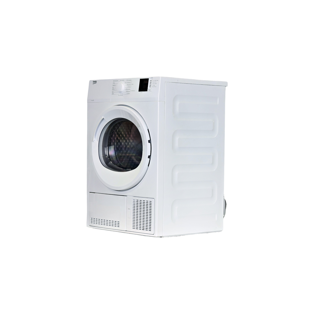 Seche-Linge Condensation 8 kg Reconditionné BEKO DCB816W : vue du côté gauche
