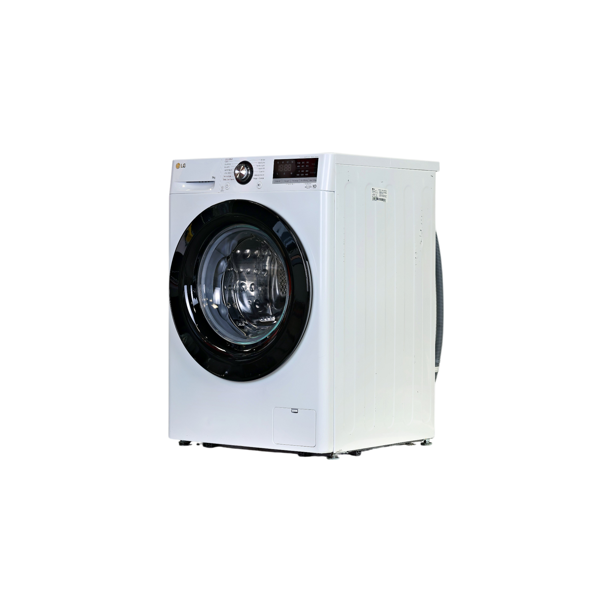 Lave-Linge Hublot 9 kg Reconditionné LG F94V35WHS : vue du côté gauche