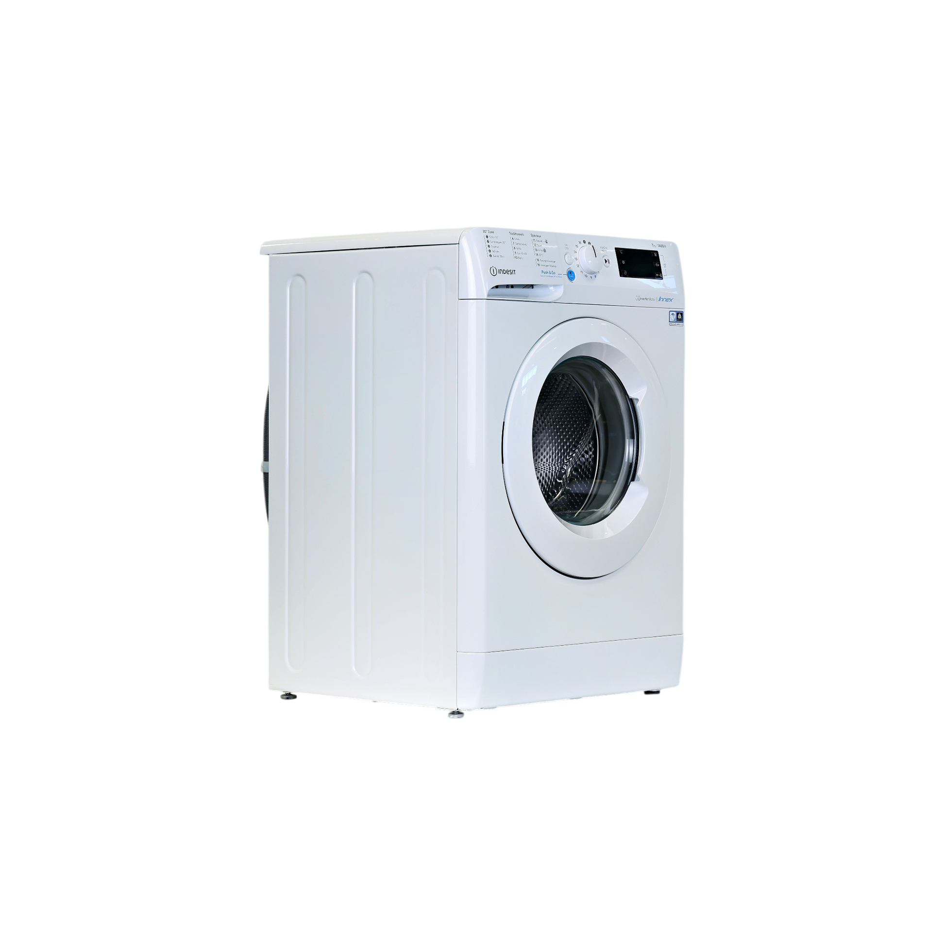 Lave-Linge Hublot 7 kg Reconditionné INDESIT BWE71483WFRN : vue du côté droit