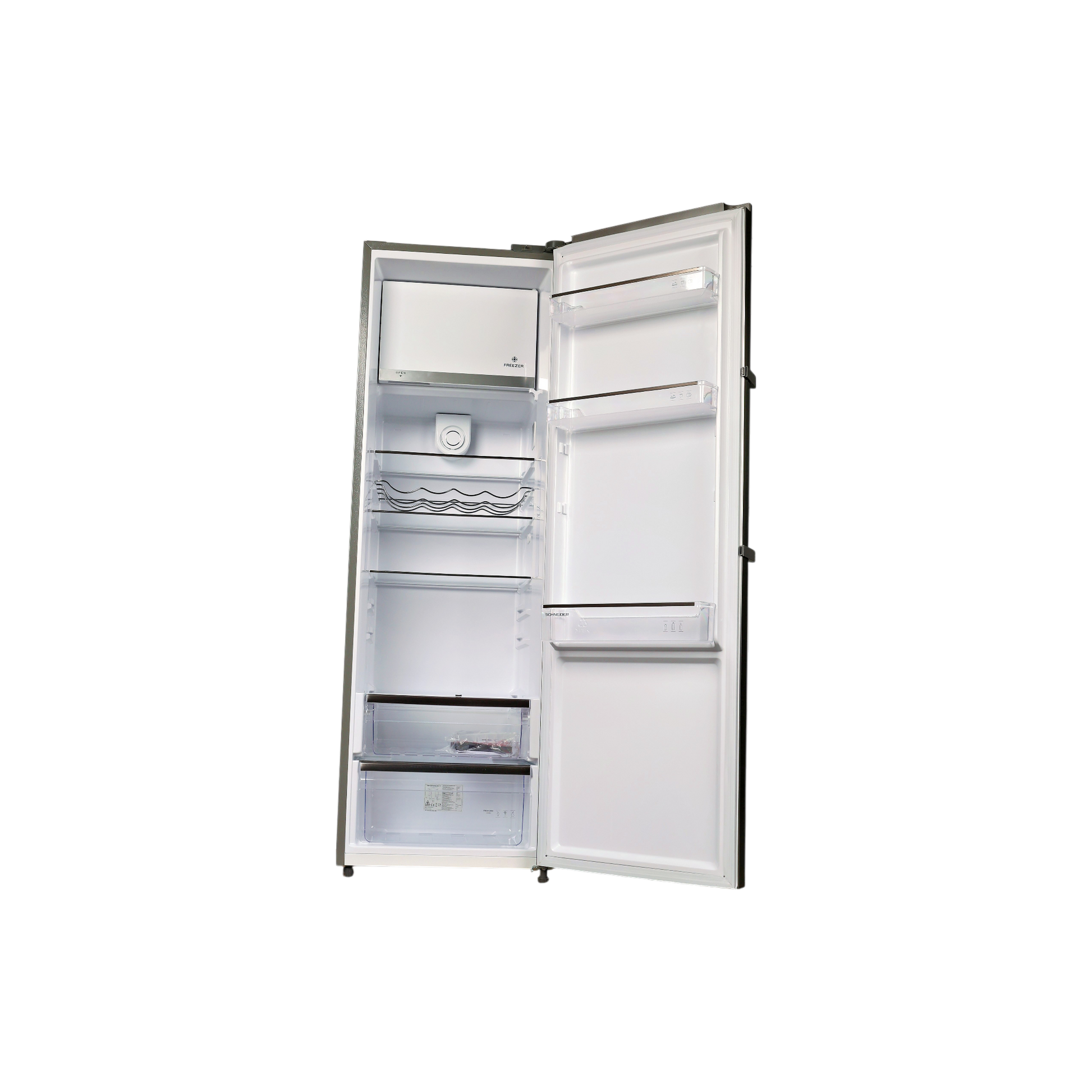 Réfrigérateur Avec Congélateur 330 L Reconditionné SCHNEIDER SCODF335X : vue de l'intérieur