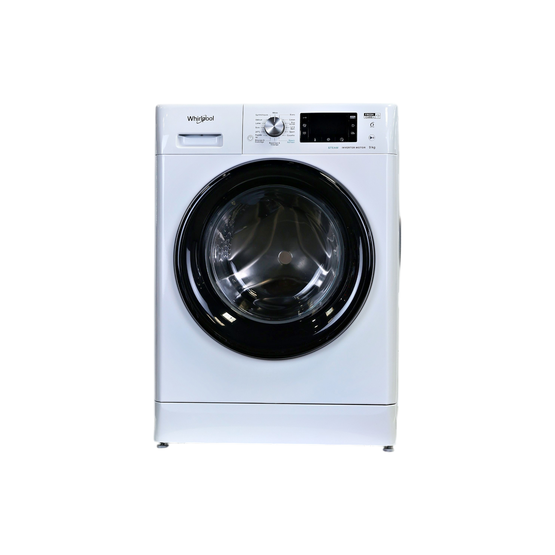 Lave-Linge Hublot 9 kg Reconditionné WHIRLPOOL FFDB9448BVFR : vue de face