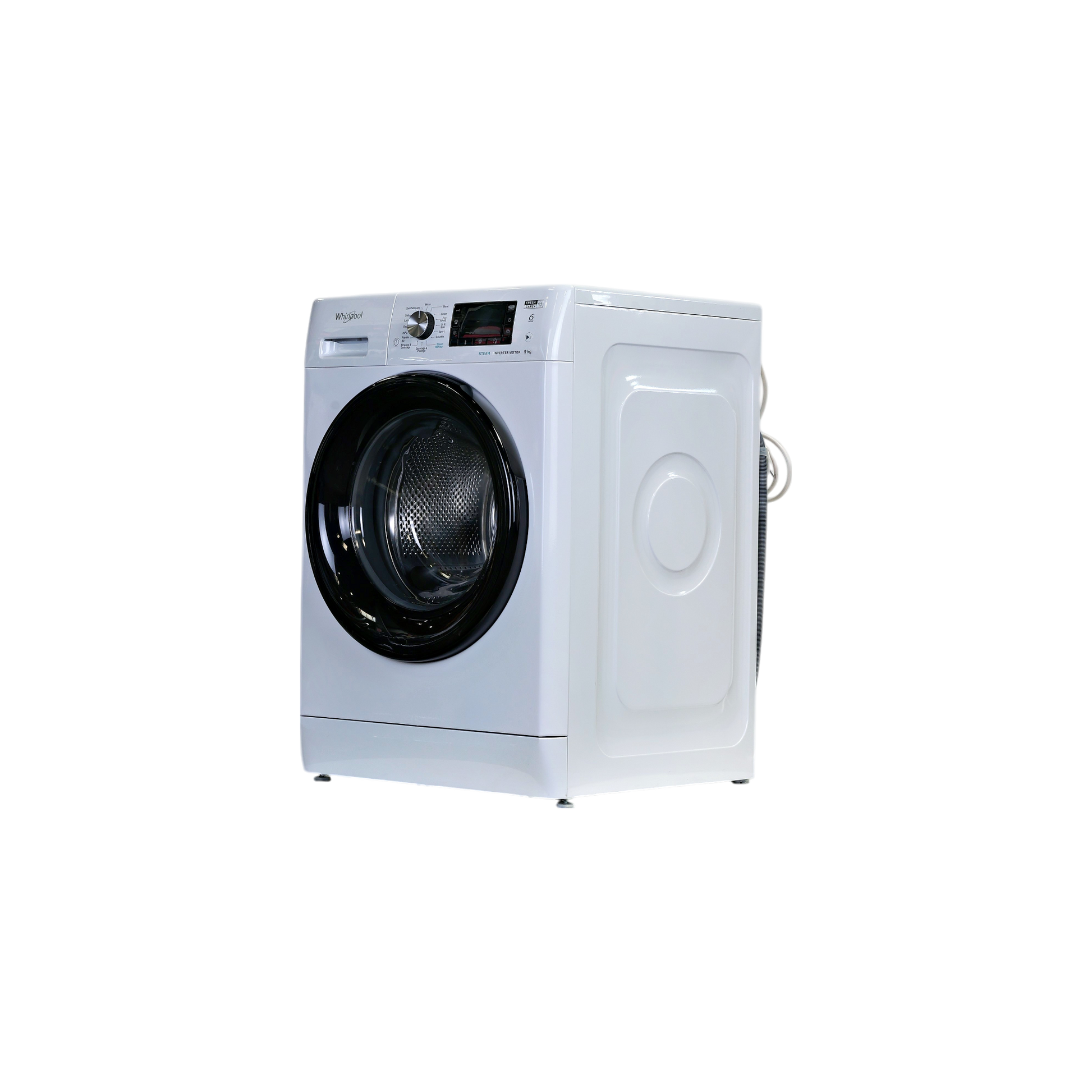 Lave-Linge Hublot 9 kg Reconditionné WHIRLPOOL FFDB9448BVFR : vue du côté gauche