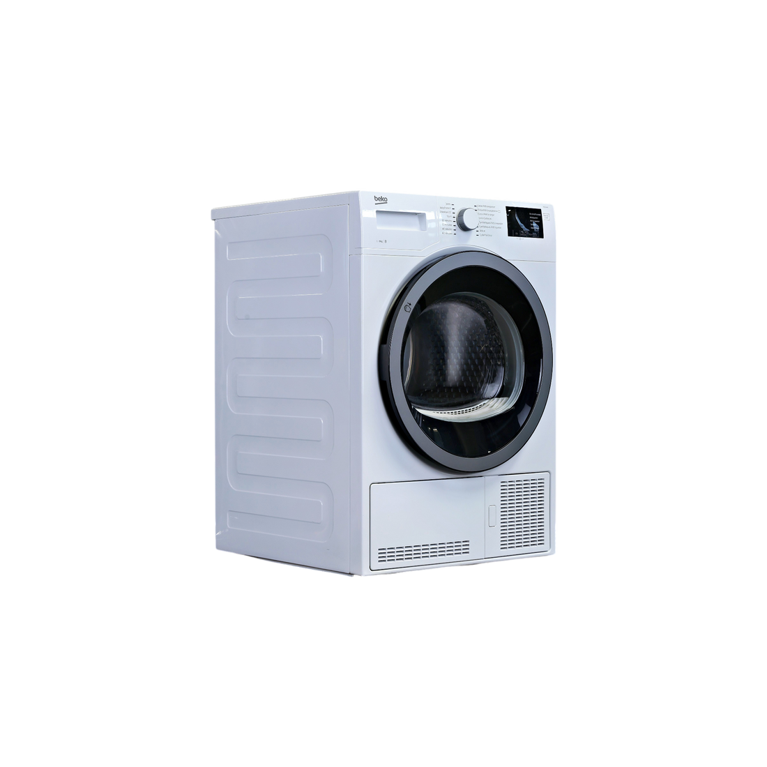 Seche-Linge Condensation 9 kg Reconditionné BEKO DBED9GWS : vue du côté droit