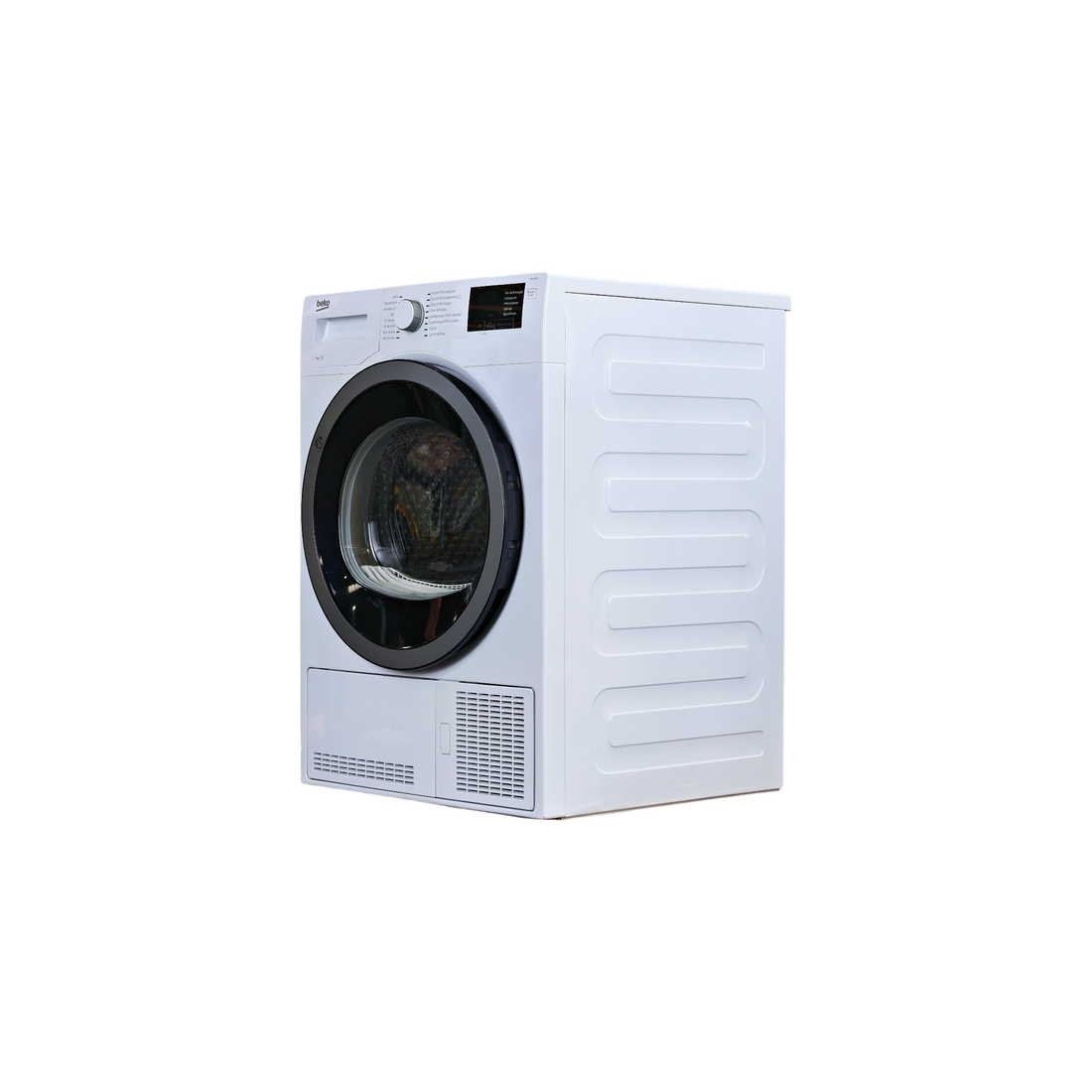 Seche-Linge Condensation 9 kg Reconditionné BEKO DBED9GWS : vue du côté gauche