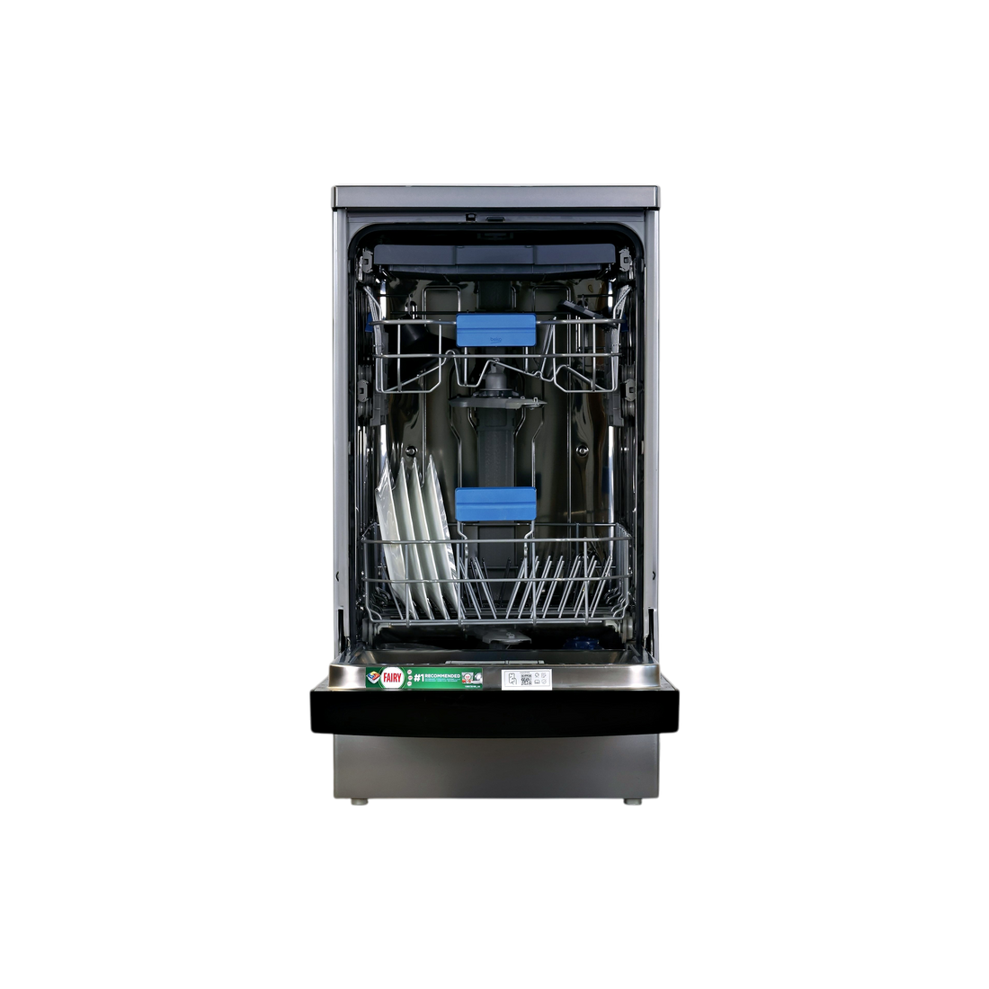 Lave-Vaisselle Pose Libre 10 Cvts Reconditionné BEKO BDFS26041XQ : vue de l'intérieur