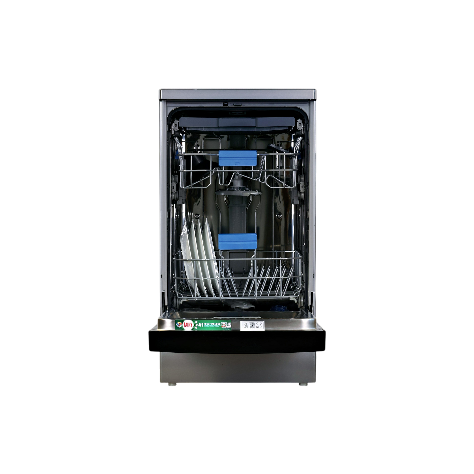 Lave-Vaisselle Pose Libre 10 Cvts Reconditionné BEKO BDFS26041XQ : vue de l'intérieur