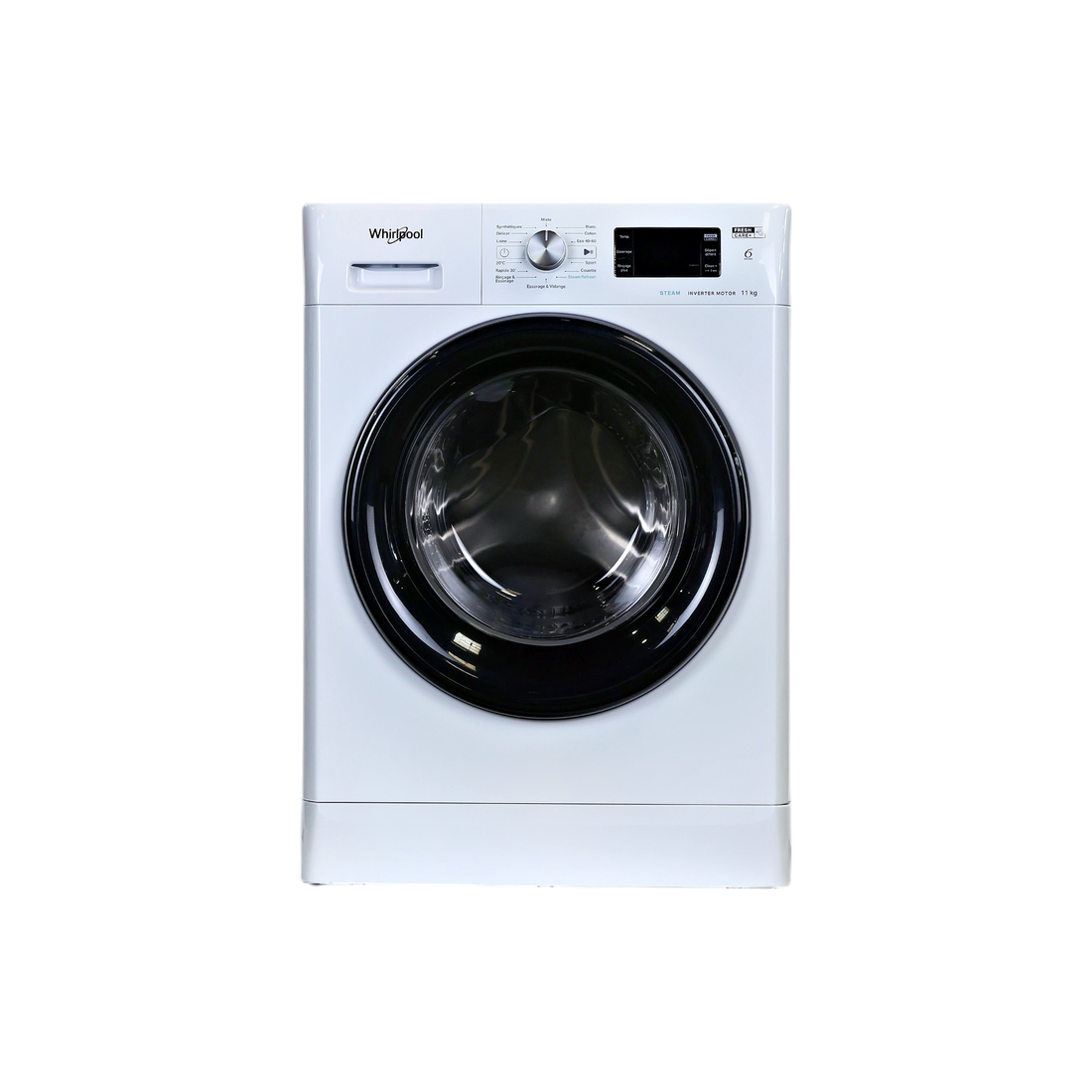 Lave-Linge Hublot 11 kg Reconditionné WHIRLPOOL FFBB11469BVFR : vue de face