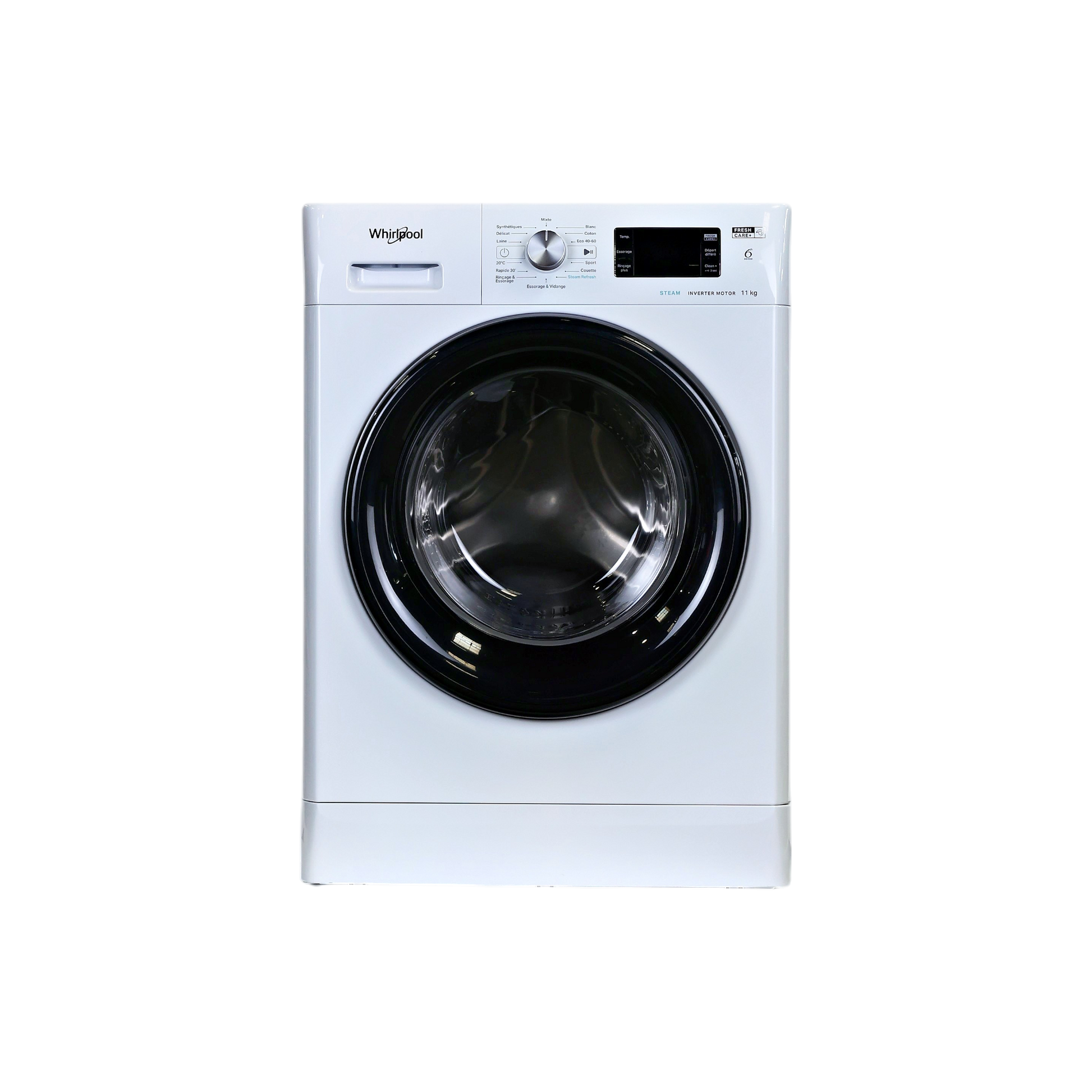 Lave-Linge Hublot 11 kg Reconditionné WHIRLPOOL FFBB11469BVFR : vue de face