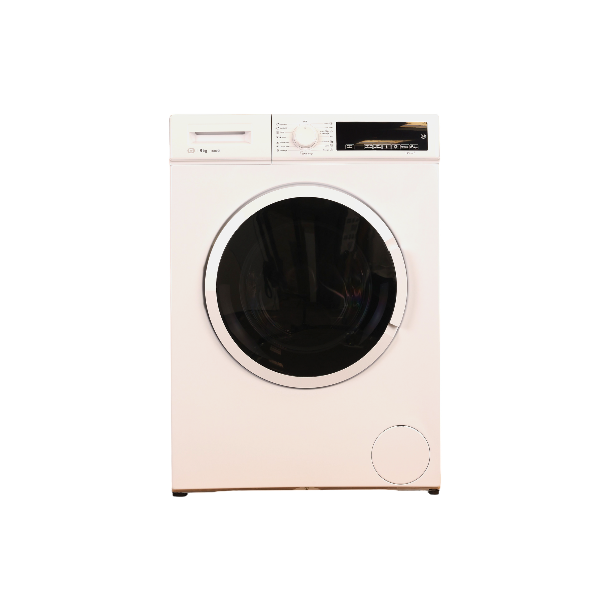Lave-Linge Hublot 8 kg Reconditionné ESSENTIEL B ELF814-3B : vue de face