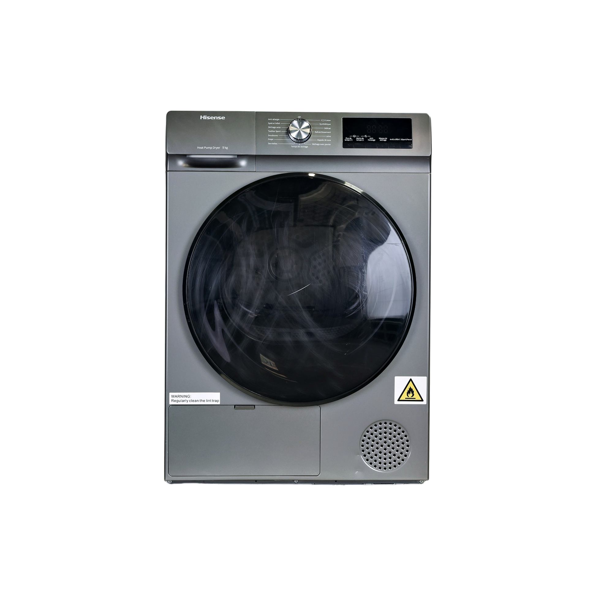 Seche-Linge Pompe À Chaleur 9 kg Reconditionné HISENSE DHQA902UT : vue de face