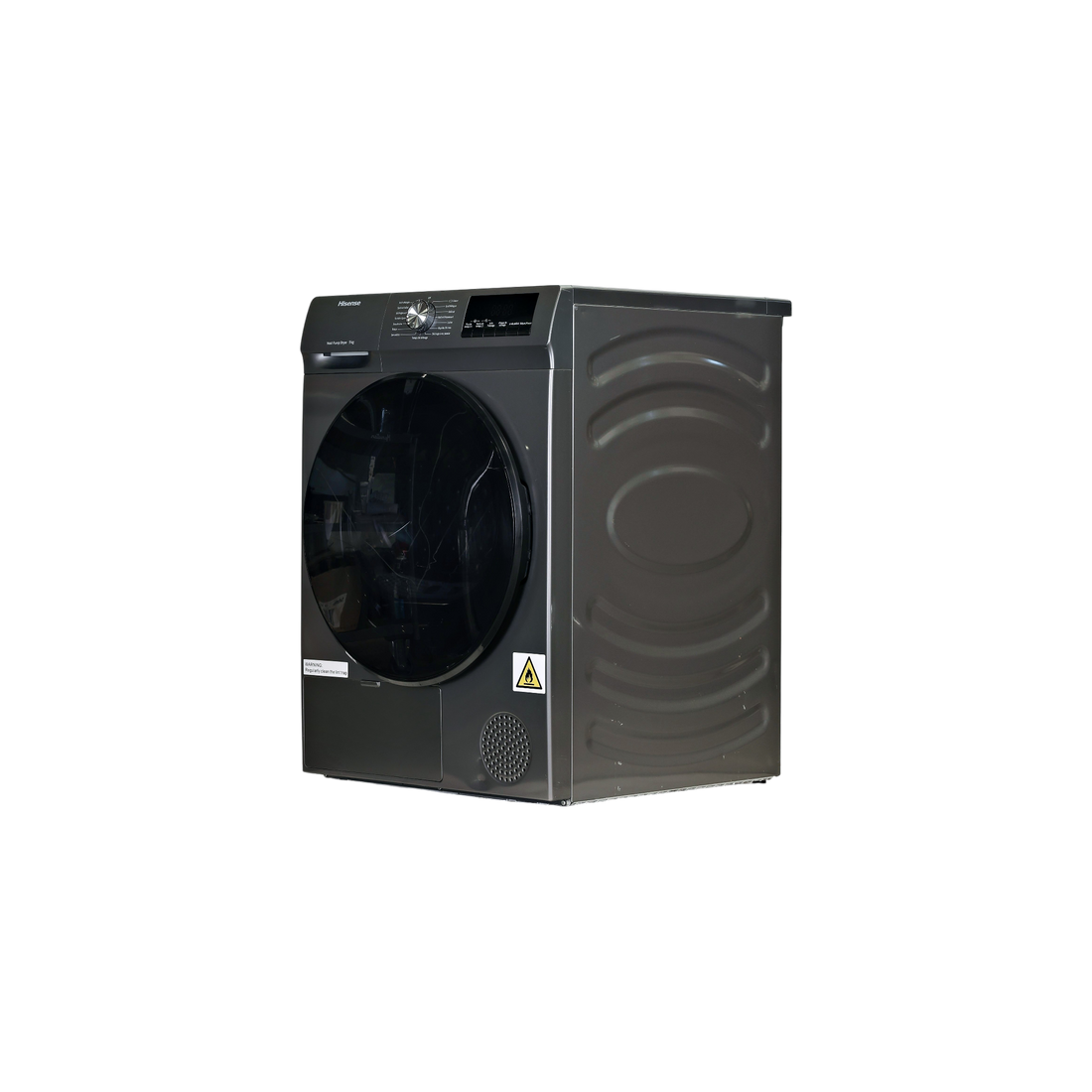Seche-Linge Pompe À Chaleur 9 kg Reconditionné HISENSE DHQA902UT : vue du côté gauche